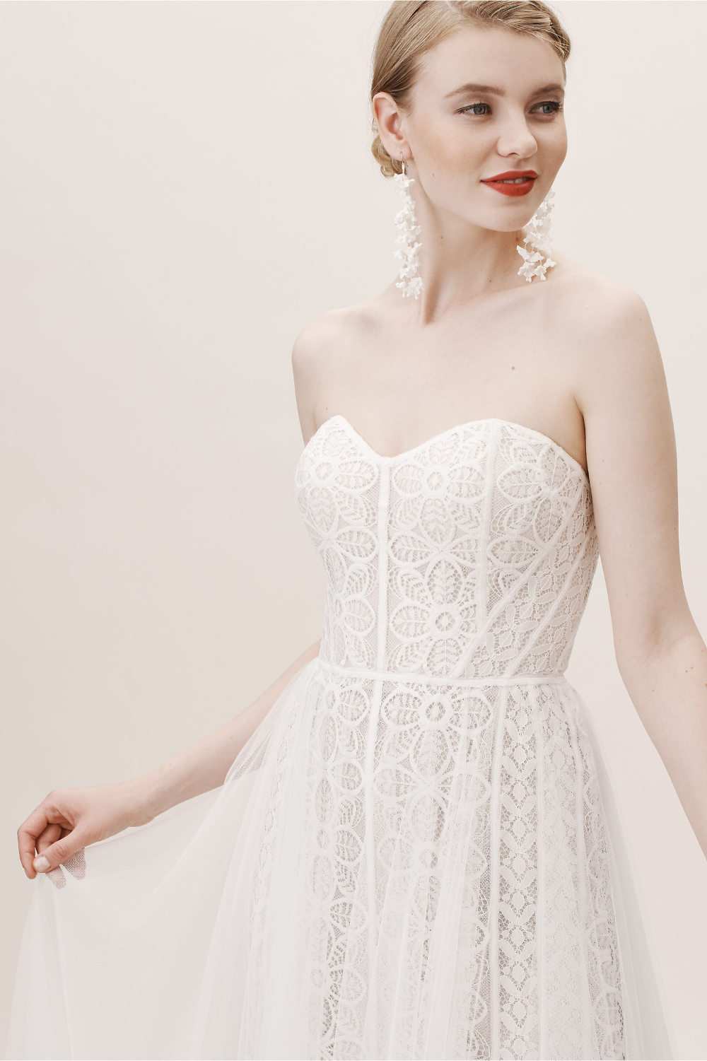 BHLDN Willowby Cordova Ophelia 53702 Wedding Gown - Elegant Lace Bridal Dress for Beach, Garden & Boho Weddings