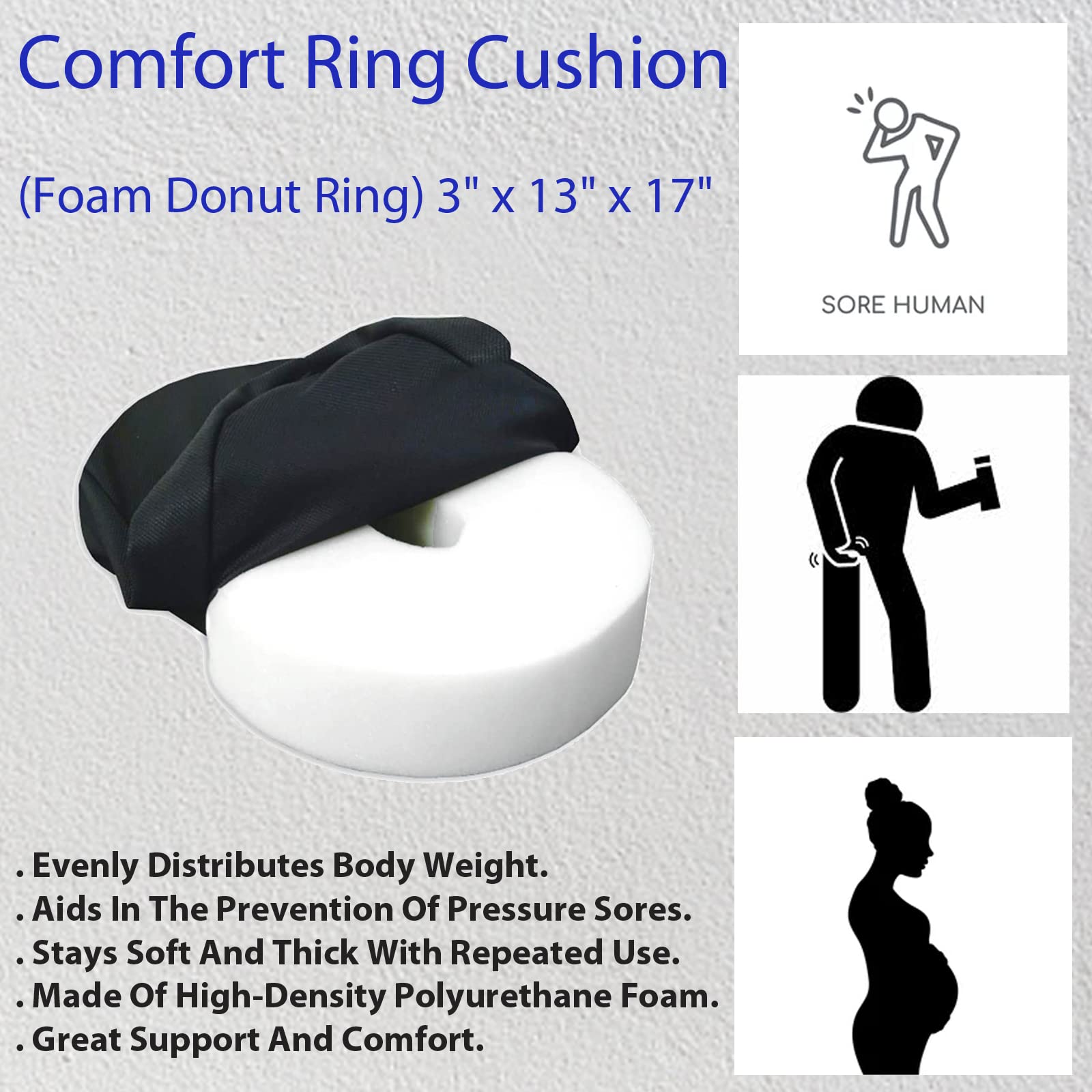 Foam Donut Cushion for Pain Relief - 3