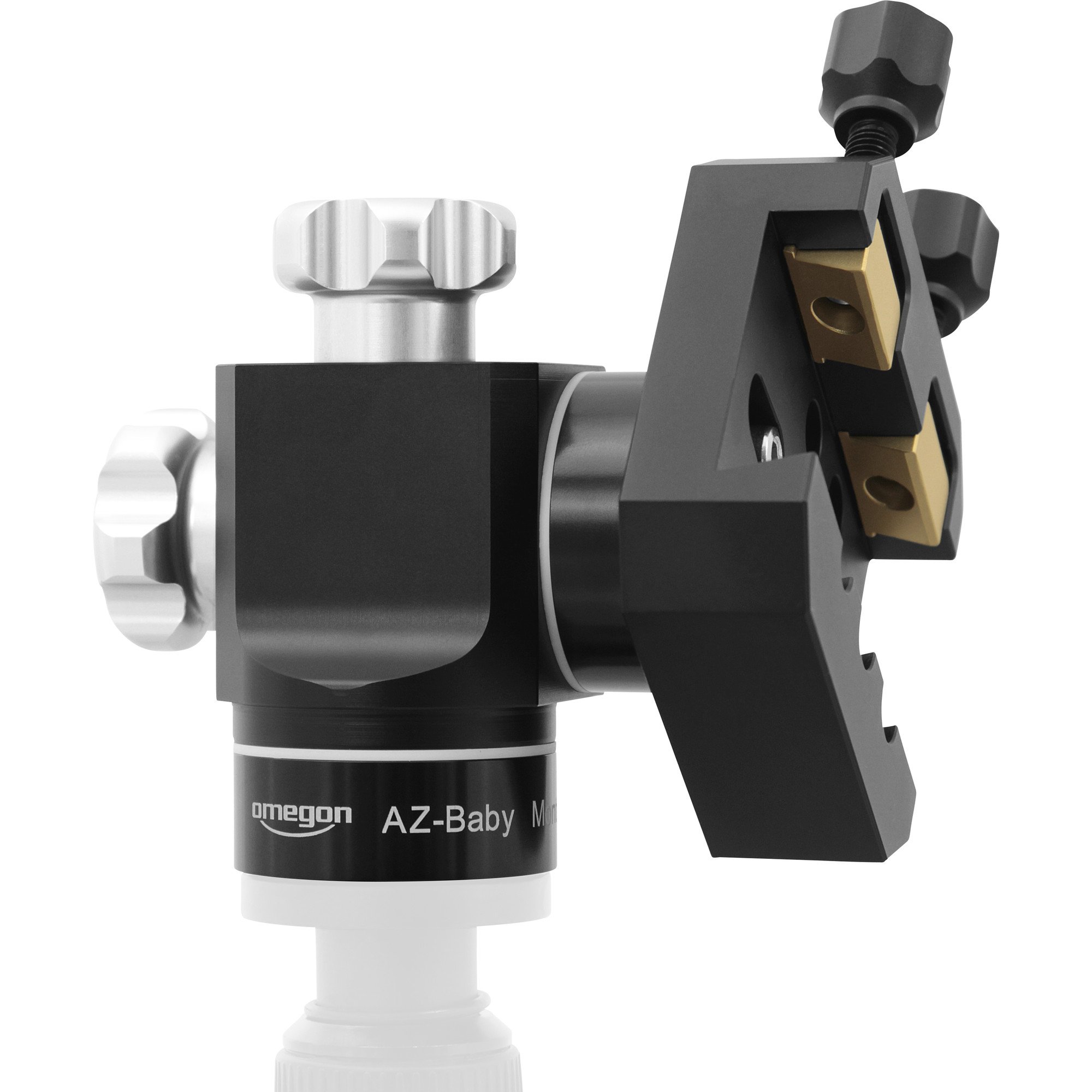 Omegon AZ-Baby Altazimuth Mount - Lightweight & Portable Telescope Mount for Astronomy Beginners | Perfect for Stargazing, Backyard Observation & Travel Use