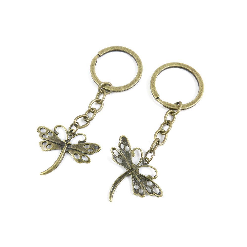 Wholesale Bulk Dragonfly Keychain - Fashion Jewelry Keyring for Car Keys, Door Keys & Key Tags - Perfect for Gifts, Promotions & Everyday Use