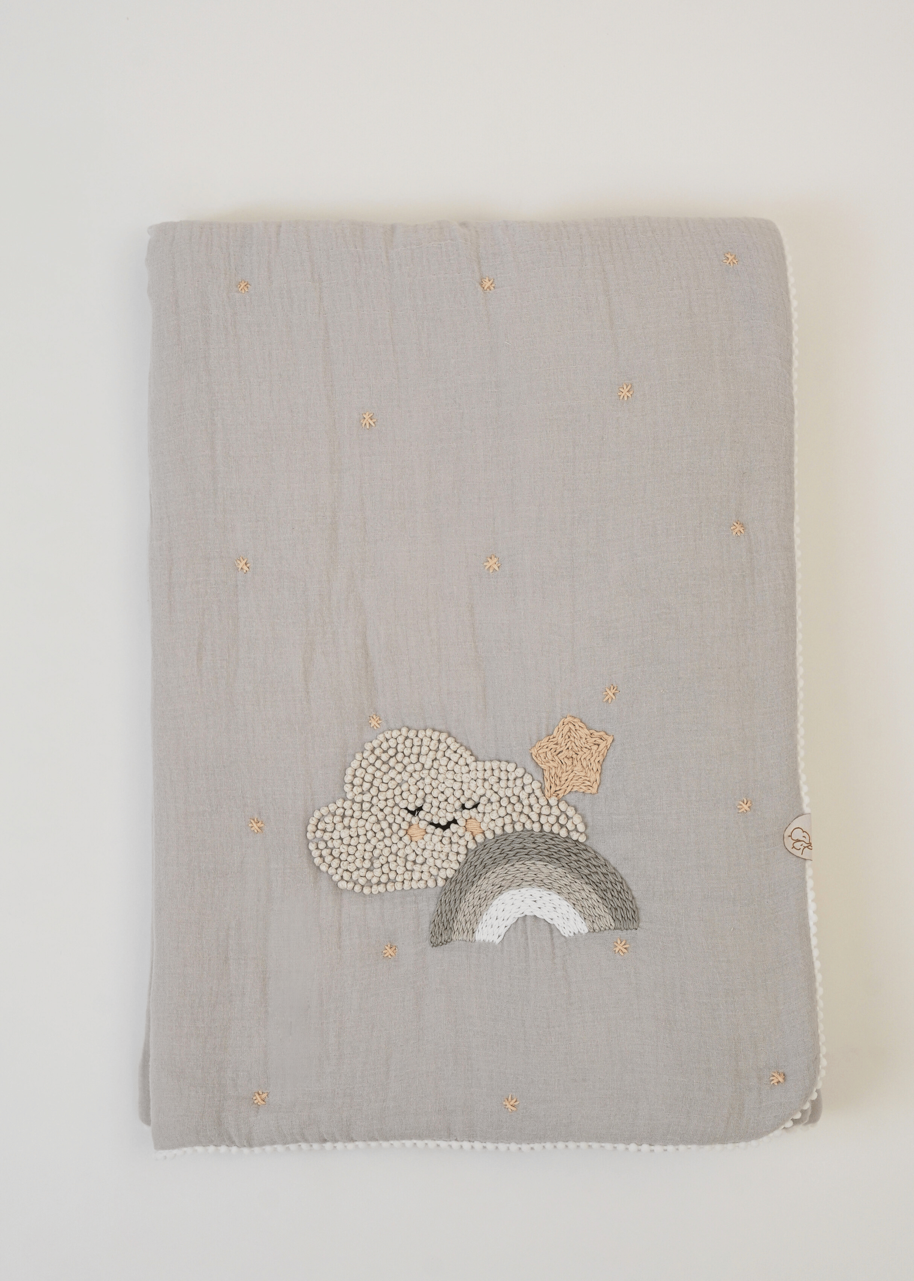 Starry Night Baby Blanket - Soft & Cozy Infant Swaddle Blanket for Newborns | Perfect for Nursery, Stroller & Photo Shoots | Cute Van Gogh Inspired Design