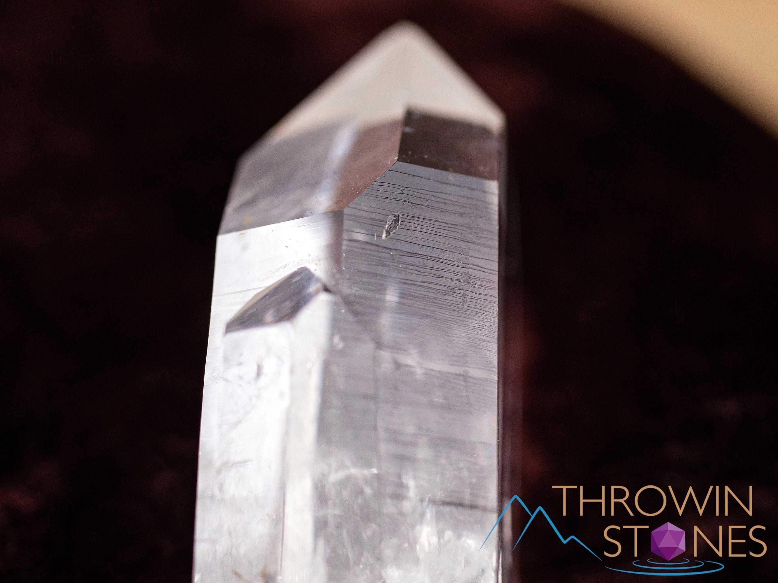 Natural COOKEITE in Clear QUARTZ Raw Crystal - Healing Stone for Home Decor, Housewarming Gift, Meditation & Energy Work (40839)