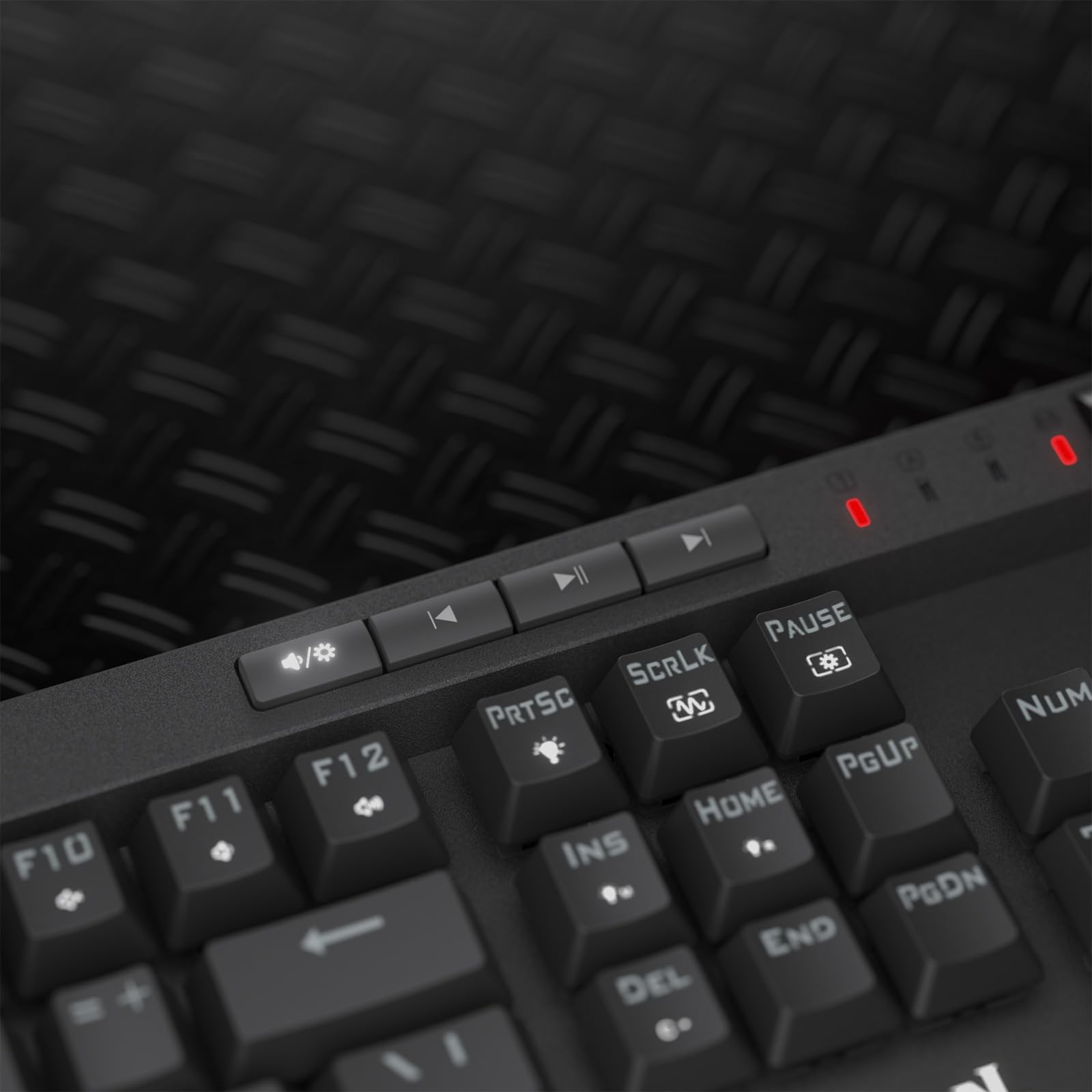 Redragon K580 PRO Wireless RGB Gaming Keyboard - 3-Mode 104-Key Hot-Swap Mechanical Keyboard with Linear Red Switches, Dedicated Media Controls & Onboard Macro Recording | Perfect for PC Gaming, Office Work & Streaming Setups