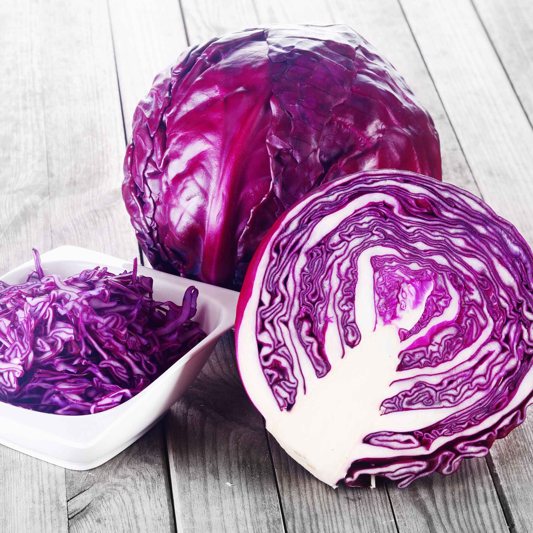 Eden Brothers Red Acre Cabbage Seeds for Home Gardening – Fresh, Organic Vegetable Seeds for Planting in Backyard Gardens & Urban Farms