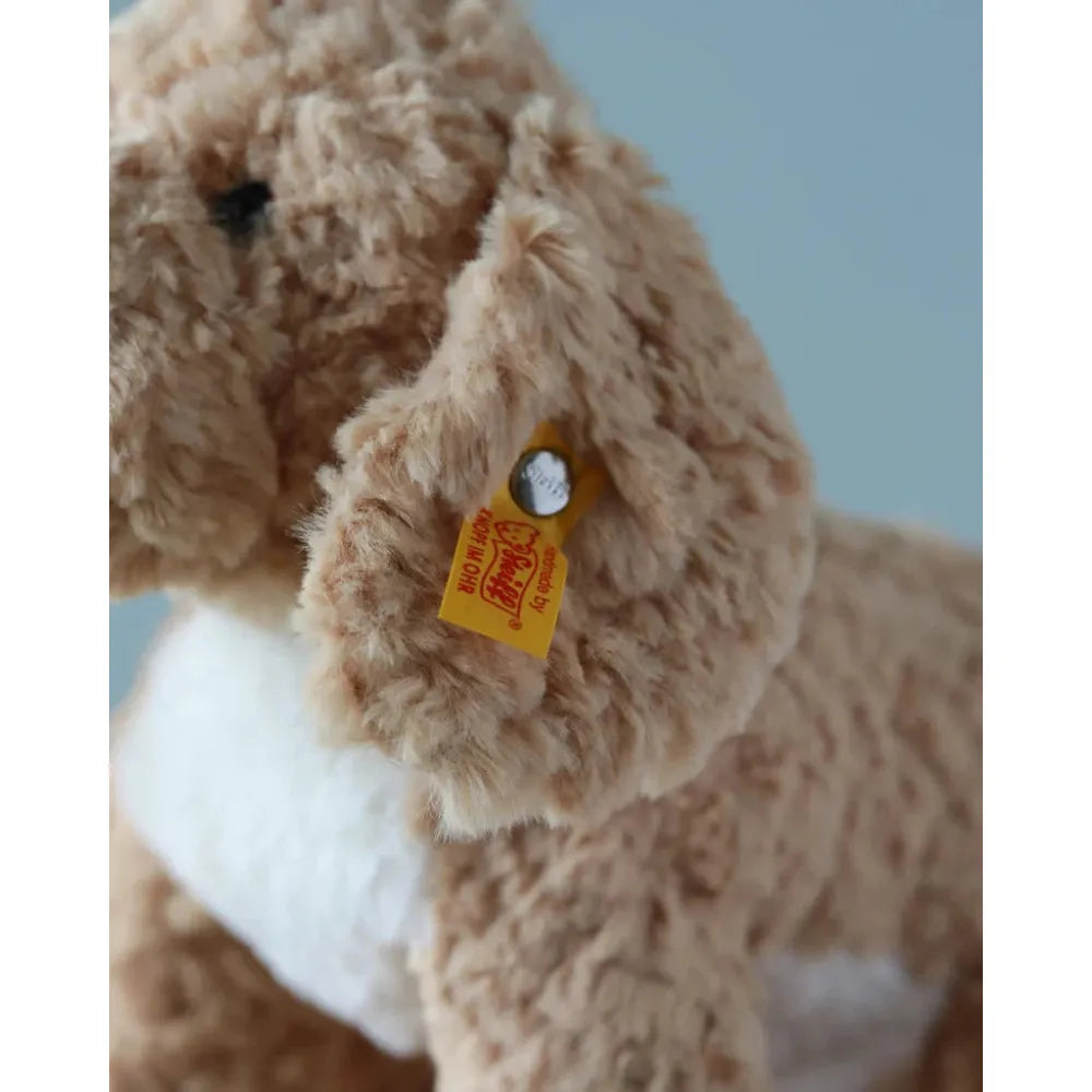 Premium Berno Soft Dog Plush Toy - Adorable Golden Retriever & Poodle Mix Stuffed Animal for Kids & Collectors | Perfect for Cuddling, Gifts & Nursery Decor