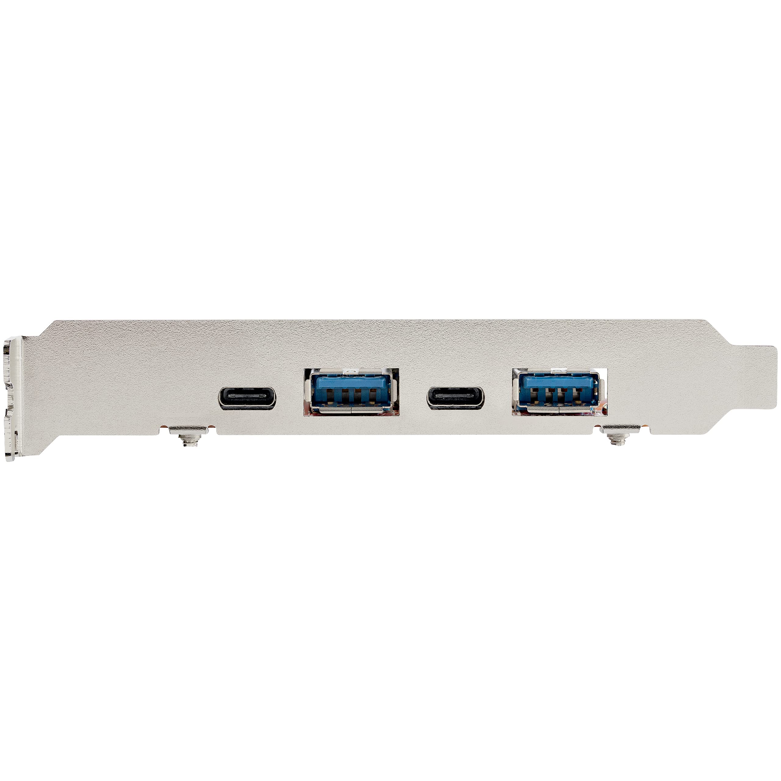 StarTech.com 4-Port USB 3.2 Gen 2 PCIe Expansion Card - 10Gbps High Speed USB-C & USB-A PCI Express Card with Dual Controllers - Desktop Computer Upgrade for Gaming, Video Editing & Data Transfer (PEXUSB312A2C2V) - TAA Compliant Full Profile PCI-e Card