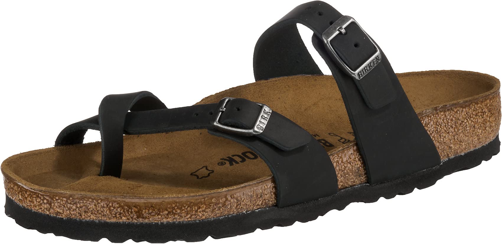 Birkenstock Women's Mayari Sandals - Comfortable Adjustable Straps Cork Footbed Sandals for Walking, Travel & Casual Wear