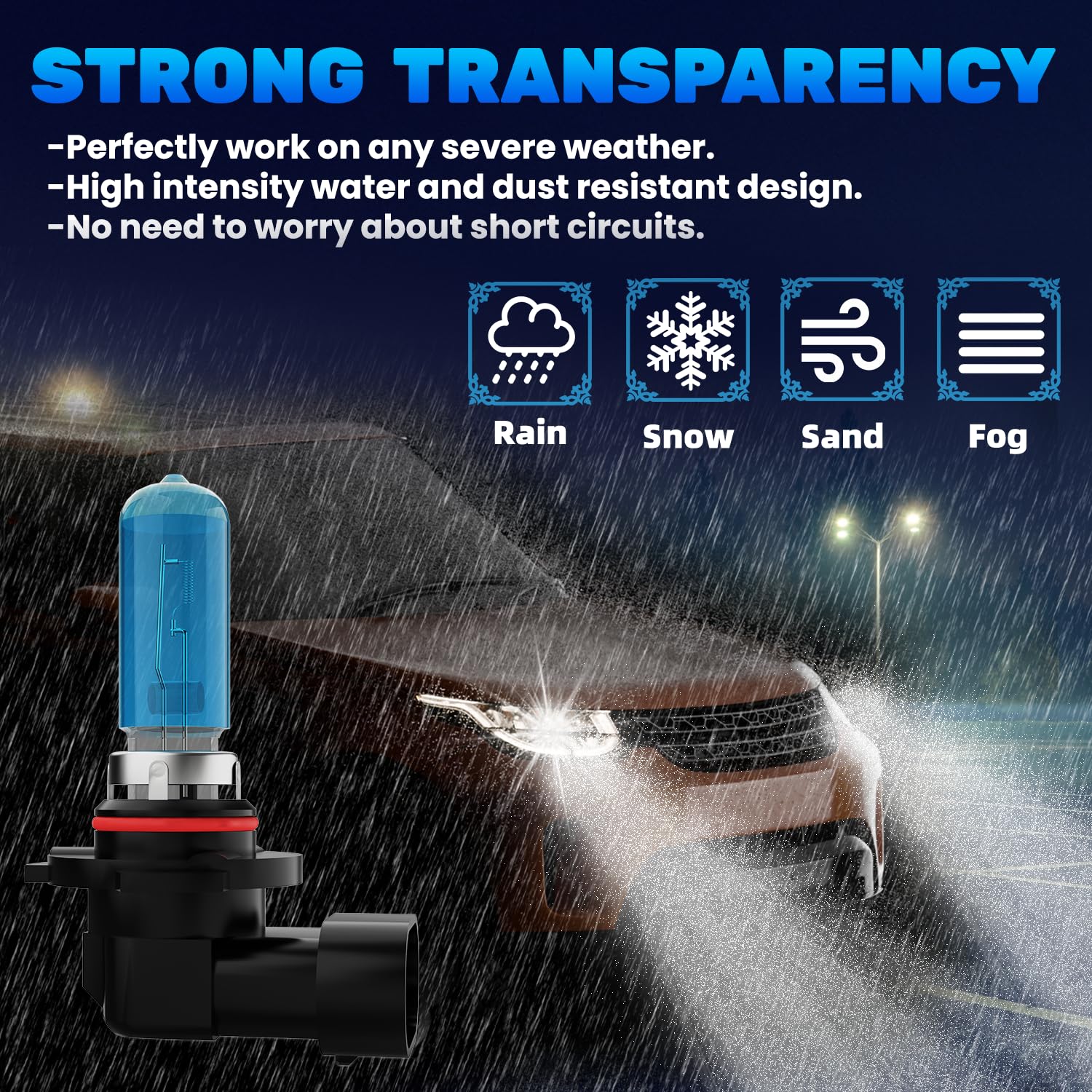 2013-2021 Dodge RAM 1500 2500 3500 Halogen Headlight Bulbs Kit - 9005/HB3/H10 High Beam + H11/H8/H9 Low Beam - Plug and Play Replacement (Pack of 4) - Perfect for Night Driving & Off-Road Adventures