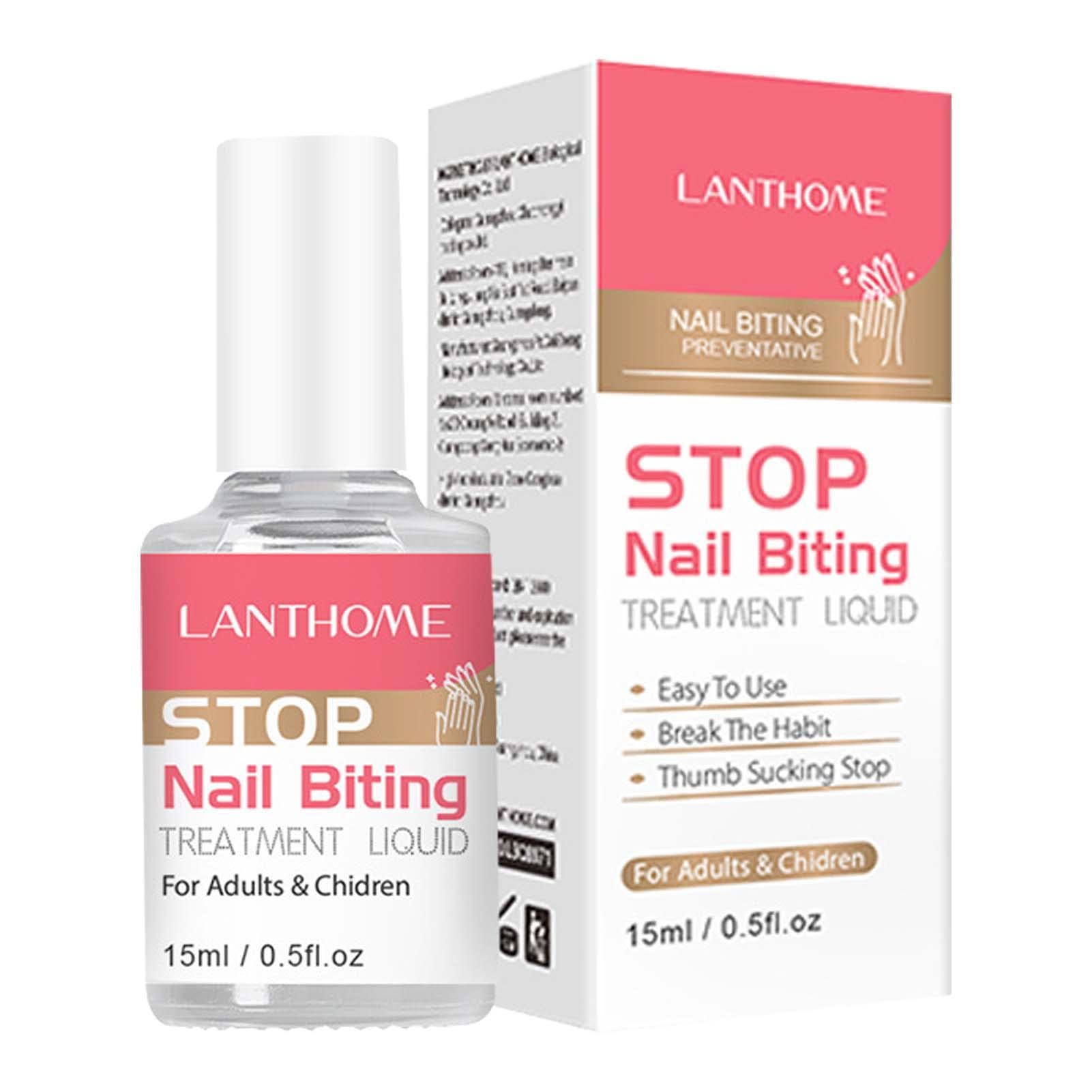 **Kids Non-Toxic Nail Polish – 15ml Bitter Anti-Biting & Thumb Sucking Deterrent | Safe, Portable Nail Care Solution for Children | Perfect for Home, Travel & School Use**