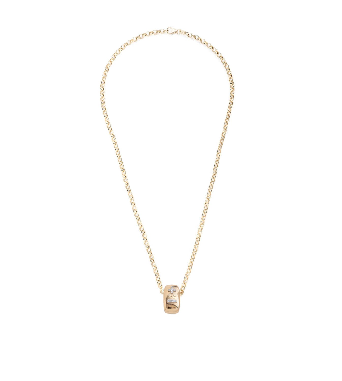 Ever Growing Love Vivacity - Oversized Oval Heart Slide Pendant with Medium Belcher Chain Necklace - Perfect for Valentine's Day Gifts, Anniversary Presents & Everyday Layering Jewelry