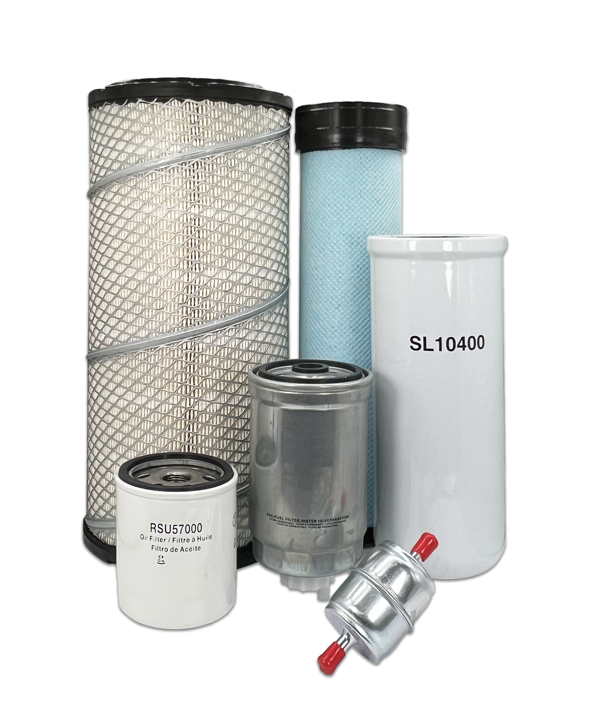 New Holland L218 Skid Steer Loader HERO® Maintenance Filter Kit - Air, Oil & Hydraulic Replacement Filters for Heavy-Duty Equipment - Perfect for Construction, Farming & Landscaping Operations