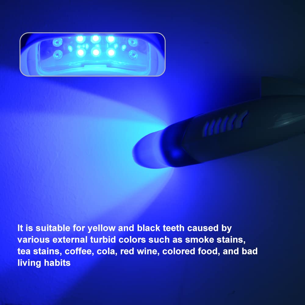 Professional Teeth Whitening Kit with LED Light - 36W Teeth Bleaching Machine, 3 Color Modes & Remote Control - Includes 10 LED Lights & Timer - Perfect for At-Home Teeth Whitening & Dental Care