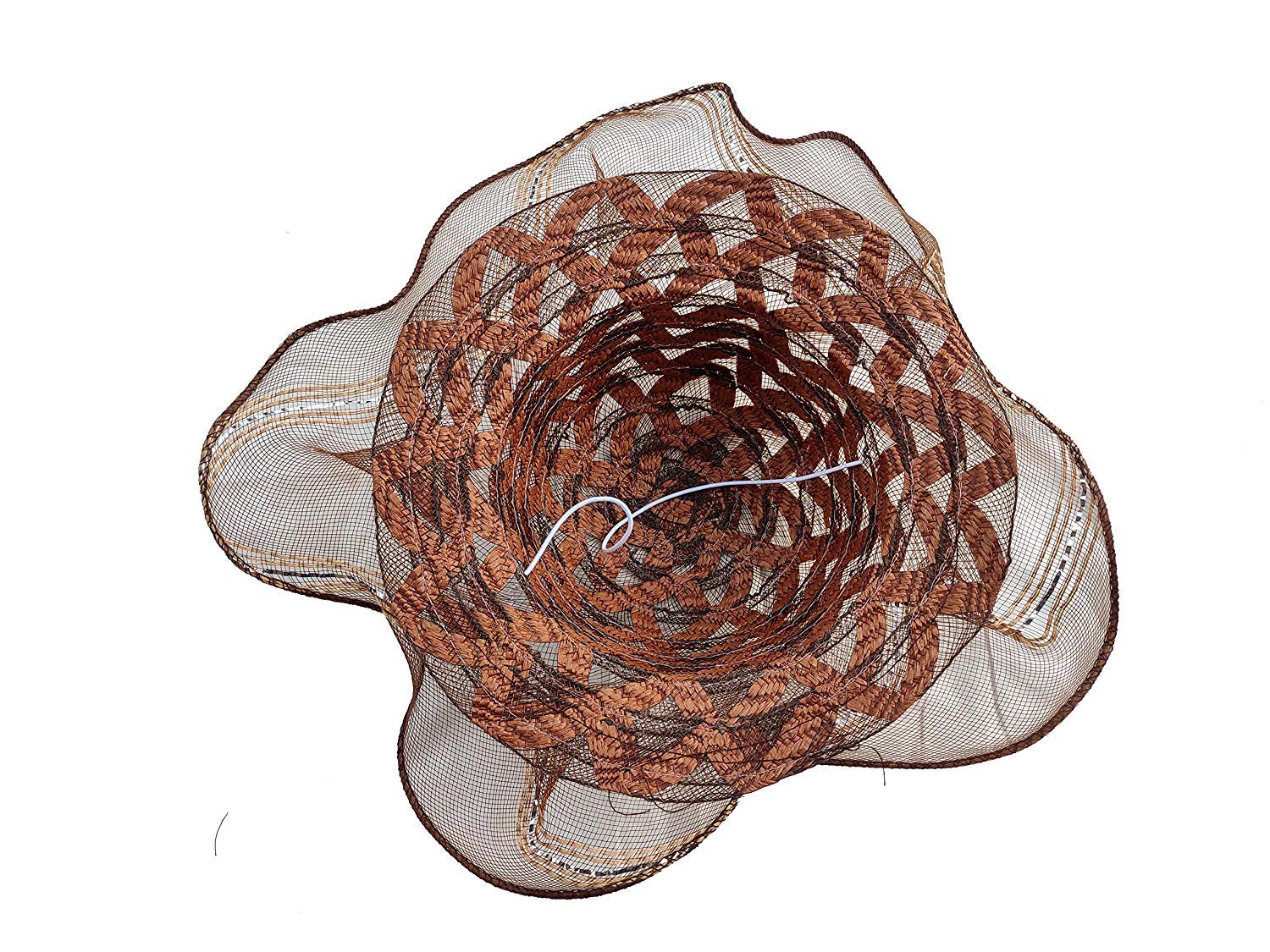 JMP Baby Boys & Girls Cute Straw Bucket Hat - UPF Sun Protection Cap for Hiking, Travel & Casual Wear (Brown, 6 Months-2 Years) - Perfect for Beach, Park & Outdoor Adventures