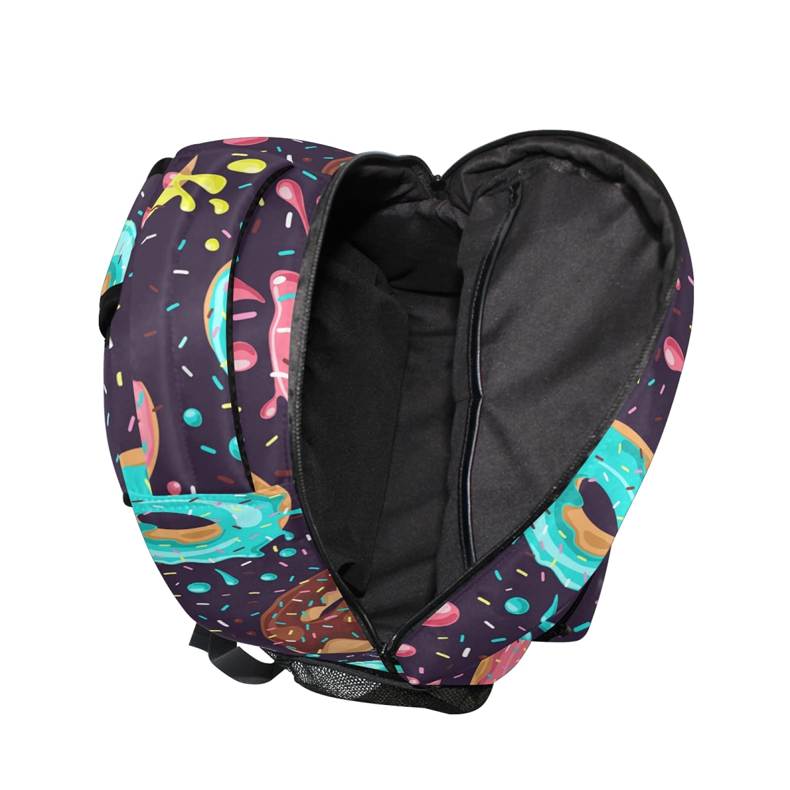 ALAZA Macaron Donut Backpack for School & Travel - Cute & Durable Knapsack for Primary & Junior High Students - Perfect for School, Outings & Daily Use