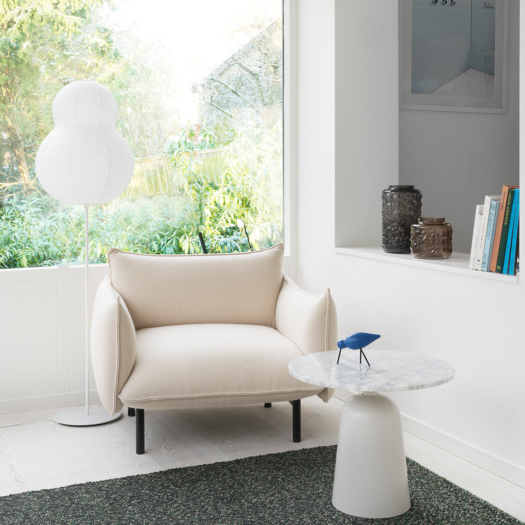 Ark Lounge Chair - Modern Comfortable Recliner for Living Room, Bedroom & Office - Ergonomic Design with Soft Cushions for Relaxation & Reading