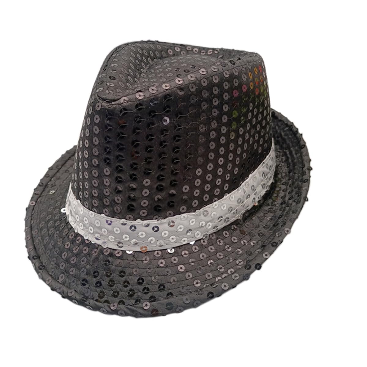Sparkly Sequin Jacket for Men - Halloween Costume with Gloves & Hat - Perfect for Parties, Cosplay, and Festive Celebrations