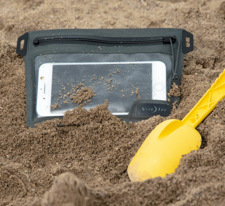 Nite Ize RunOff Waterproof Pocket - Compact Water-Resistant Pouch for Phones, Keys & Essentials - Perfect for Hiking, Travel & Outdoor Adventures