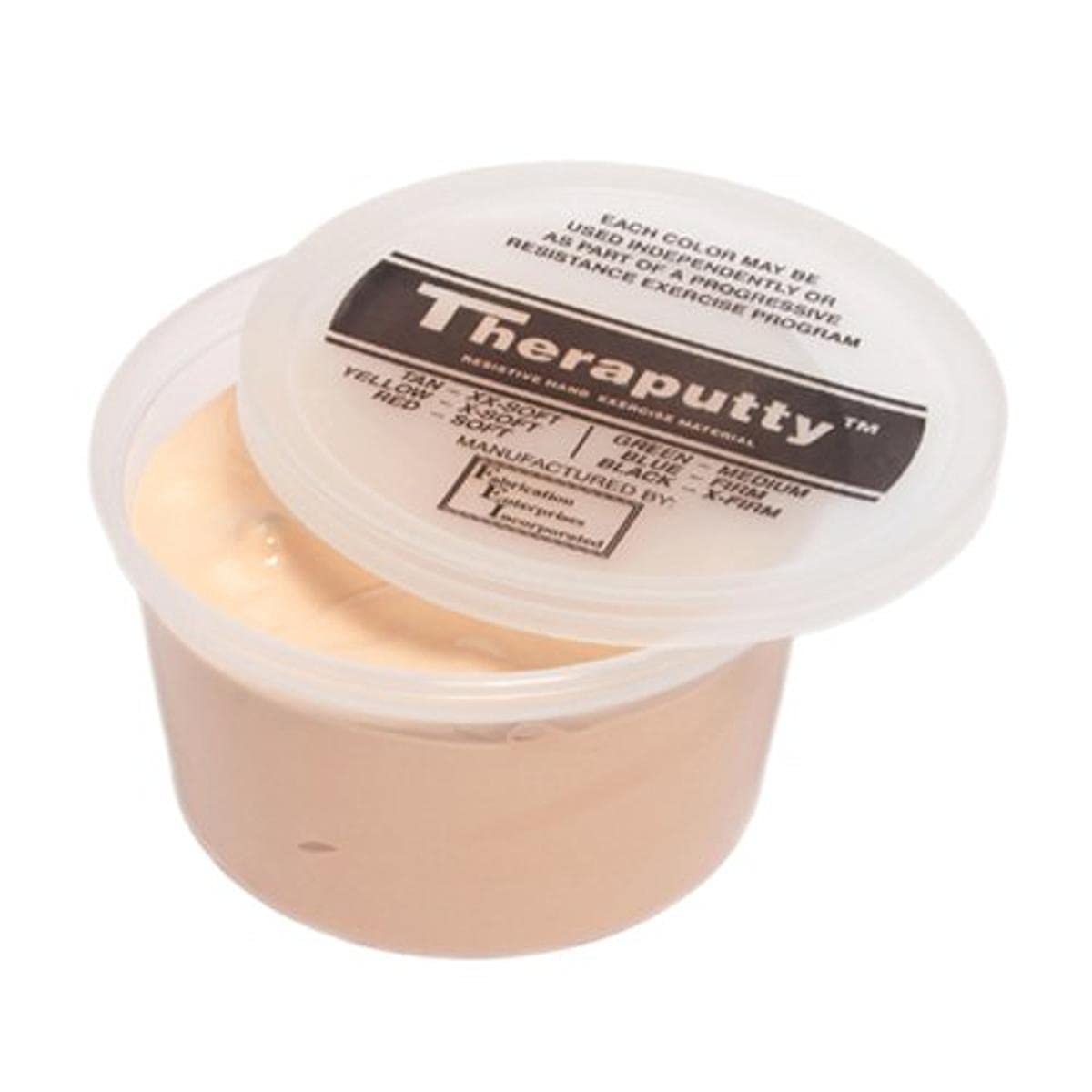 CanDo TheraPutty Standard Exercise Putty - XX-Soft (50 lb, Tan) | Hand Therapy Putty for Rehabilitation, Strength Training & Stress Relief | Ideal for Occupational Therapy, Arthritis & Injury Recovery