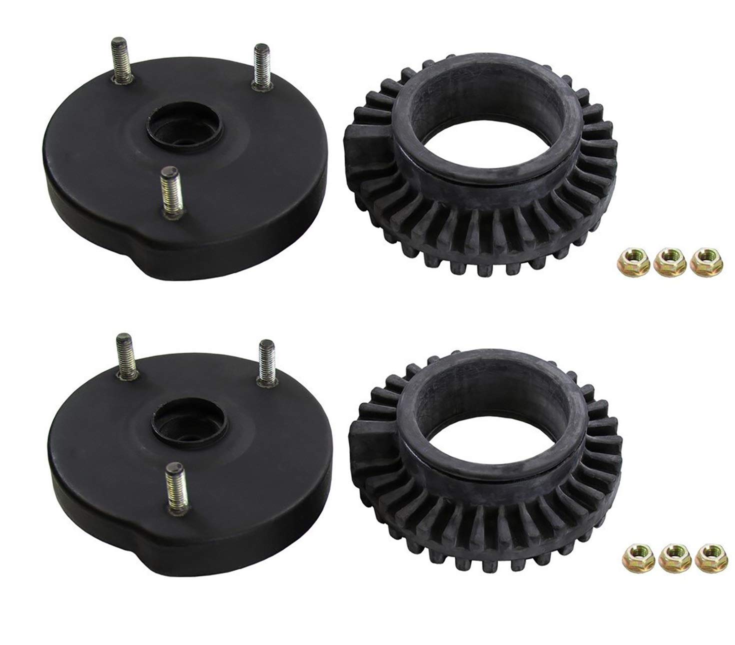 Pair Set of 2 Front Monroe Suspension Strut Mounts Kit - Compatible with Dodge Charger & Magnum - Durable Replacement for Smooth Ride & Enhanced Handling - Perfect for Off-Roading & Daily Commuting