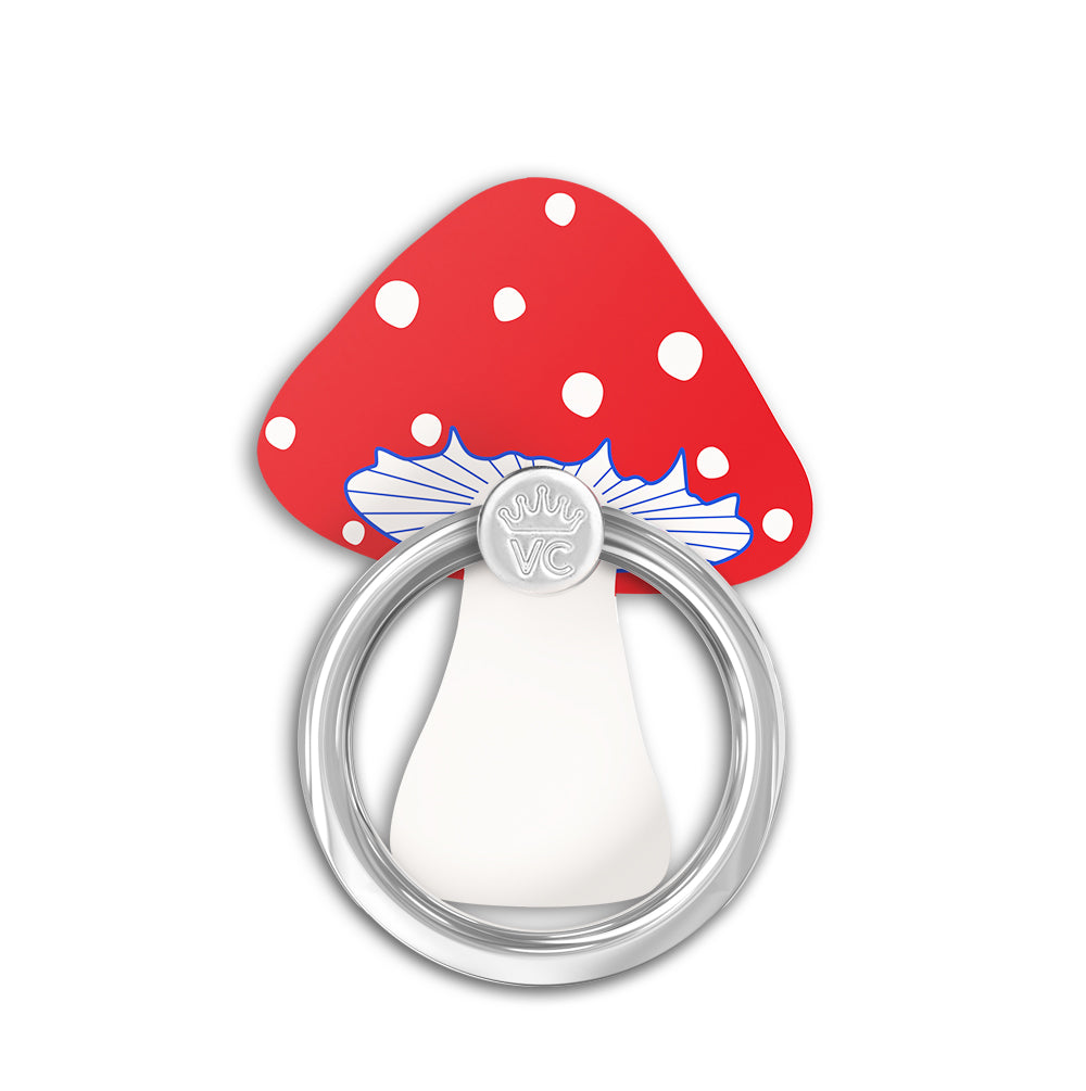 Mystic Mushroom Phone Ring Holder - Grip Stand for Smartphones - Perfect for Selfies, Videos & Hands-Free Use - Compatible with iPhone, Samsung & More