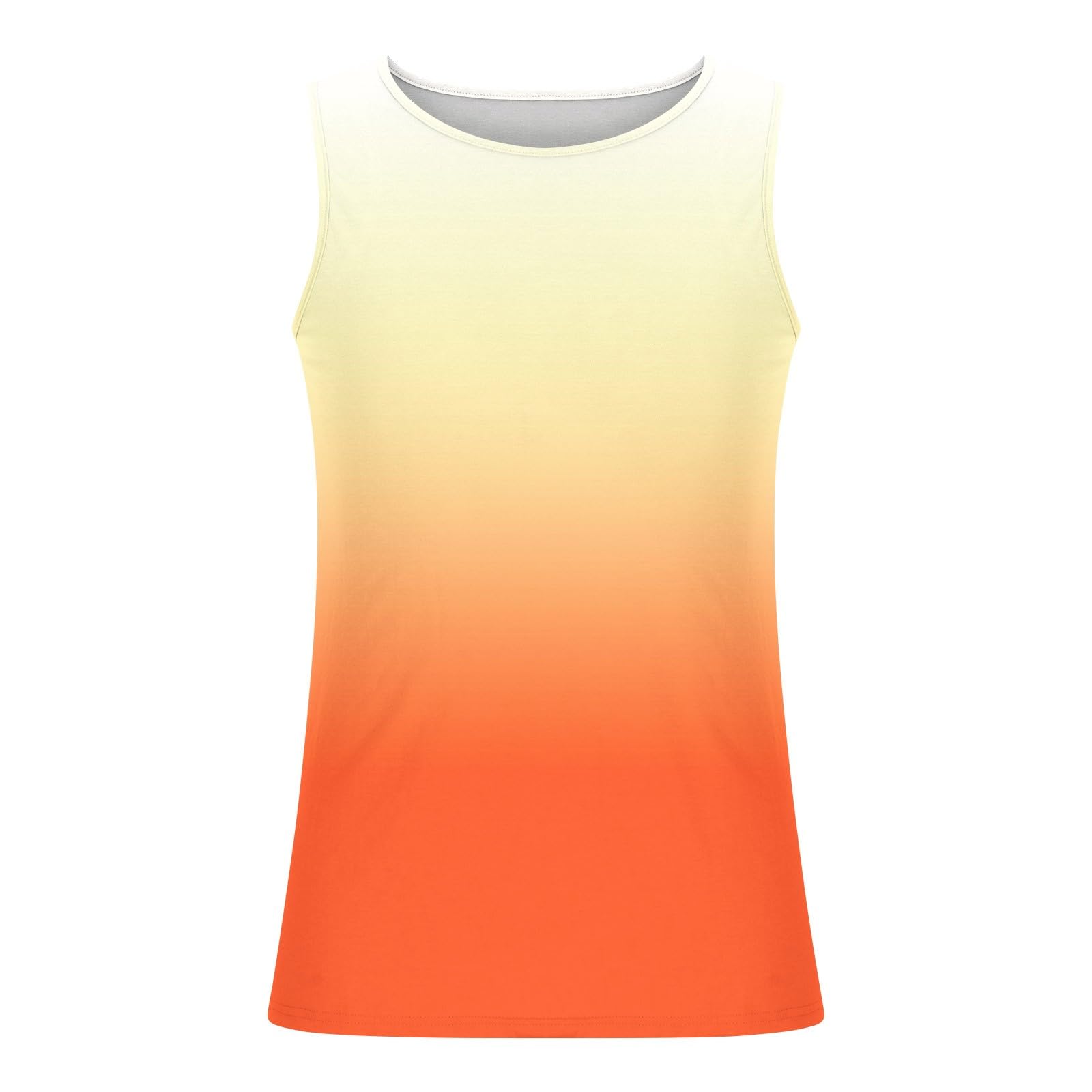 **Wodceeke Men's Gradient Sleeveless Tank Tops - Summer Beach Shirts, Gym Workout & Athletic Undershirts for Casual Wear, Running, and Outdoor Activities**