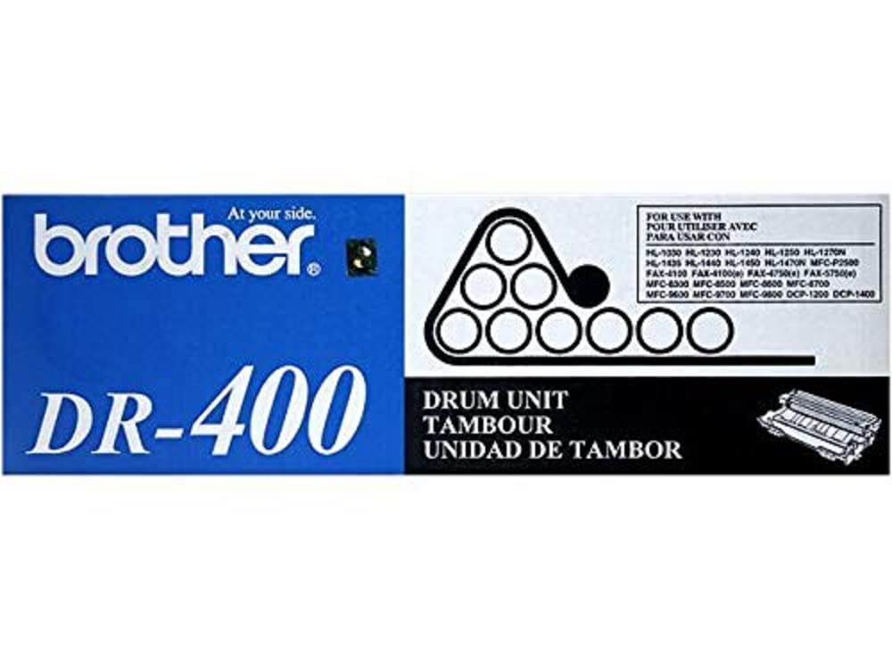 Brother® DR-400 Black Laser Printer Drum Unit - High Yield Replacement Toner Cartridge for Office & Home Printing | Compatible with HL-L2300D, HL-L2305W, HL-L2320D Series