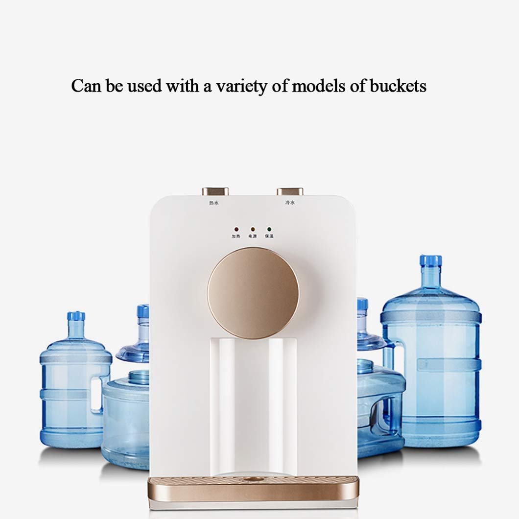 Hot & Cold Countertop Bottleless Water Dispenser with Top Loading Design - Energy Efficient Water Cooler for Home, Office, Kitchen & Dorm Room Use