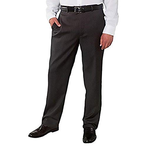 Kirkland Signature Men's Non-Iron Flat Front Dress Pants - Comfortable Office & Business Casual Wear for Professionals