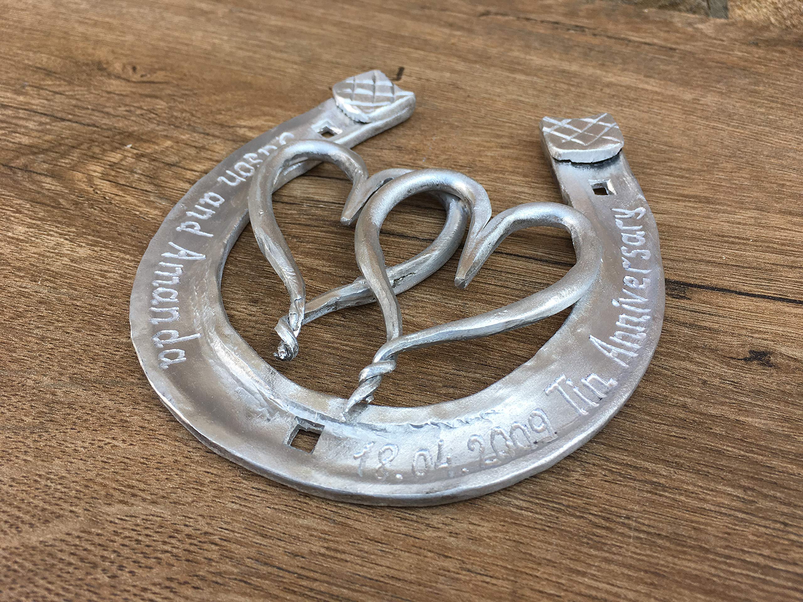 10th Anniversary Gift for Couples - Tin & Aluminum Keepsake for 10 Years Together - Perfect for Wedding Anniversaries, Romantic Celebrations & Milestone Gifts