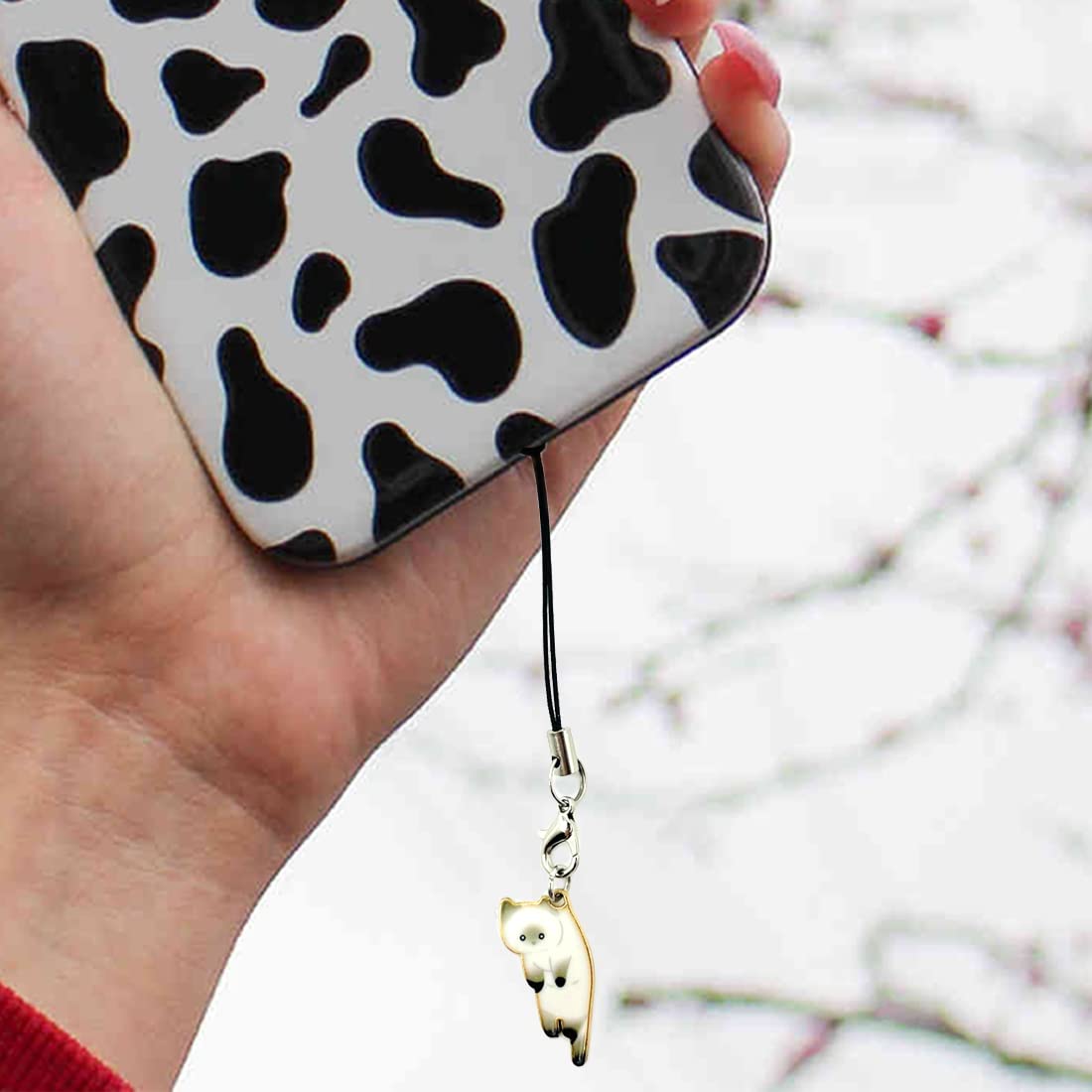 Cute Kawaii Phone Charm with Hanging Pendants - Aesthetic Cell Phone Accessory Decor for iPhone, Samsung & Android | Perfect for Girls, Teens & Gift Giving