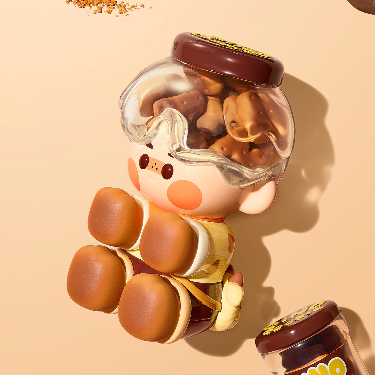 POP MART PINO JELLY Chocolate Cookie 200% Collectible Vinyl Figure - Cute Anime Character Decoration for Desk, Shelf & Gift for Collectors