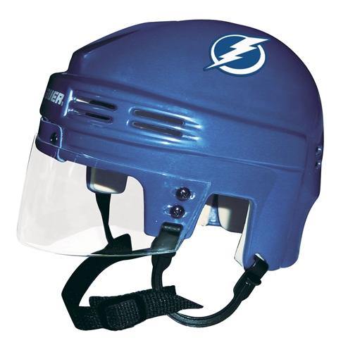 Tampa Bay Lightning NHL Mini Helmet Collectible - Officially Licensed Hockey Memorabilia - Perfect for Fans, Display & Gifts - FANZ Collectibles - Great for Man Cave, Sports Room Decor & Game Day Parties