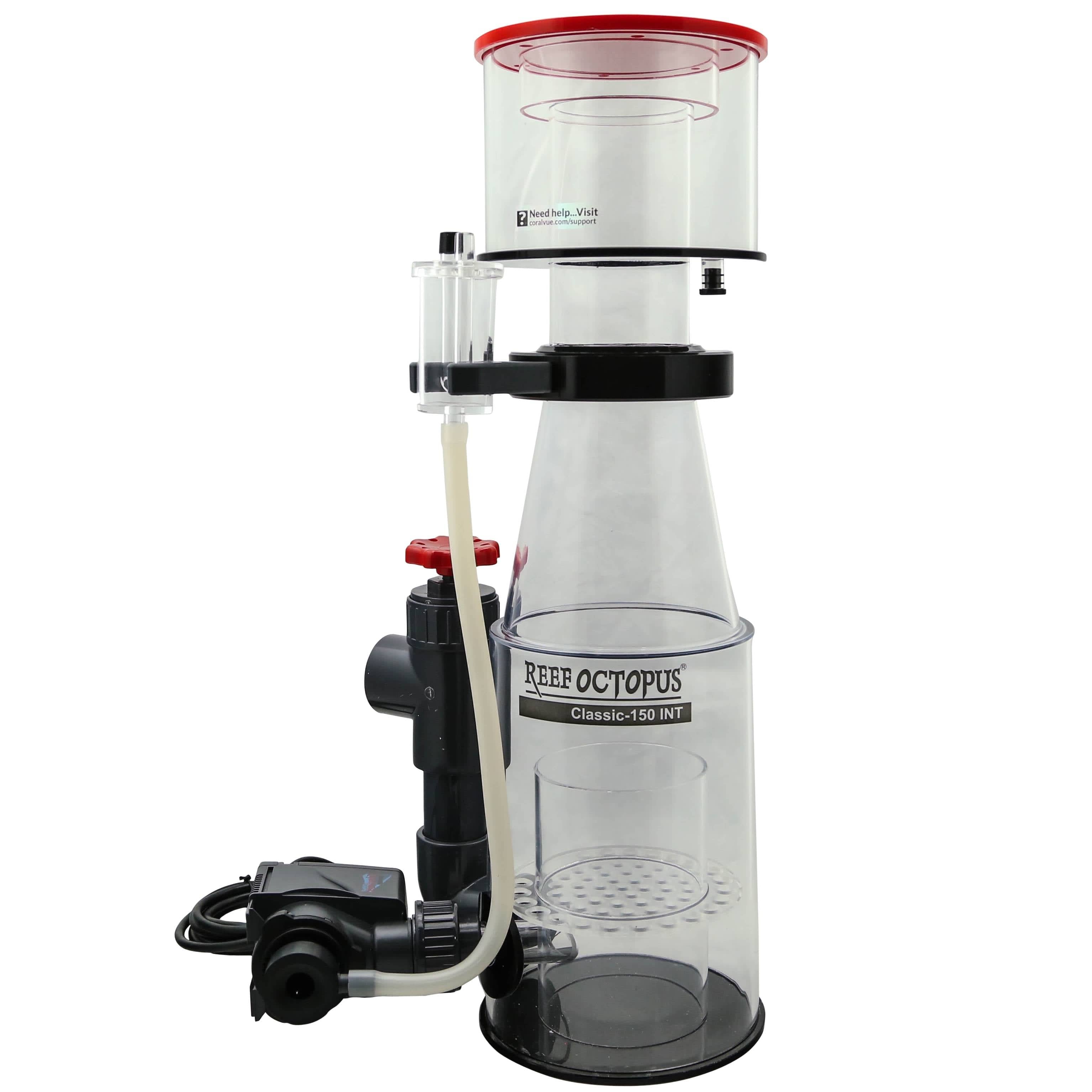 Reef Octopus Classic 150INT 6-Inch Internal Protein Skimmer for Saltwater Aquariums - Efficient Marine Tank Filtration for Coral Reef & Fish Tanks
