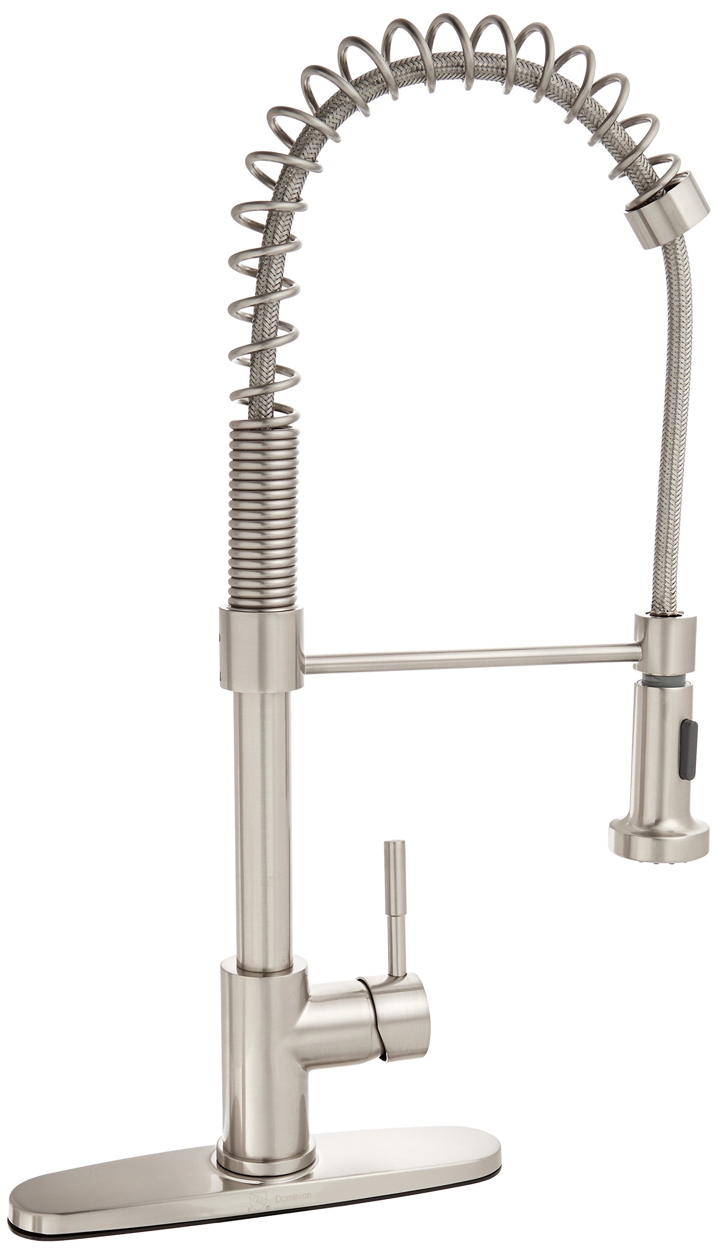 Kissler 77-4505 Simplice Pull Down Kitchen Faucet - High Arc Single Handle Stainless Steel Sink Faucet with Sprayer - Perfect for Modern Kitchens, Remodeling & DIY Installations