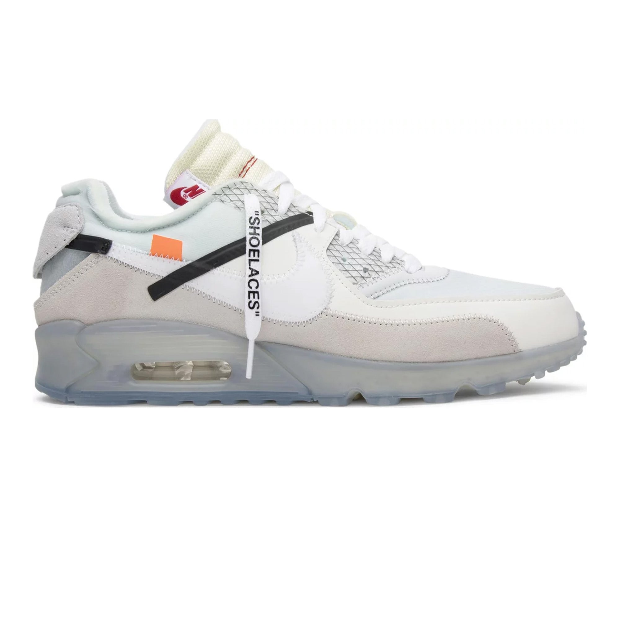 Nike Air Max 90 x Off-White 'White' Sneakers (2017) - Men's Running Shoes for Streetwear & Casual Outfits