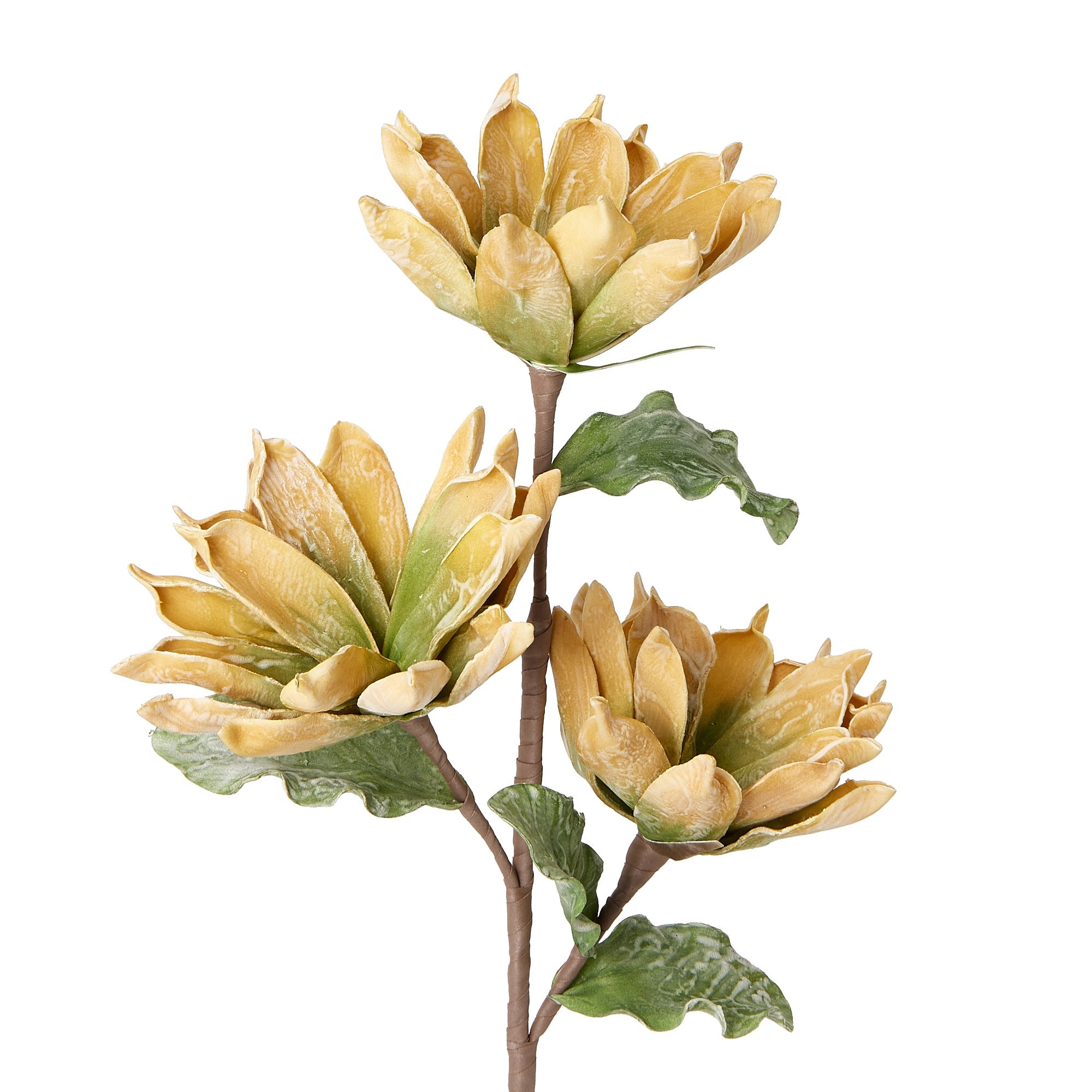 Yellow Artificial Flower Plant - Realistic Home Decor for Living Room, Office & Wedding Arrangements