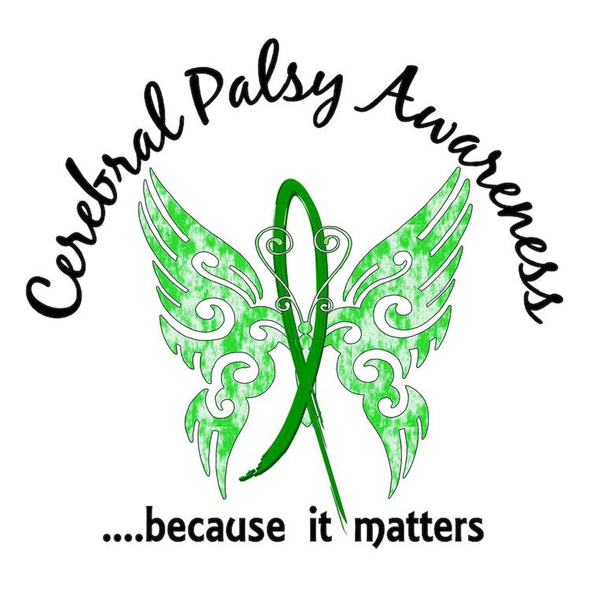 Cerebral Palsy Awareness Butterfly Car Magnet - 3x3 Inch Square Magnetic Bumper Sticker for Cars, Trucks & Vehicles - Show Support for CP Awareness Month & Disability Rights (Perfect for Fundraisers, Awareness Campaigns & Personal Expression)