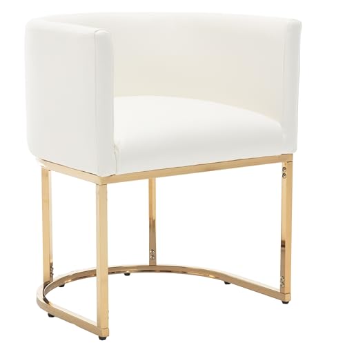 White Pu Leather, Golden Legs