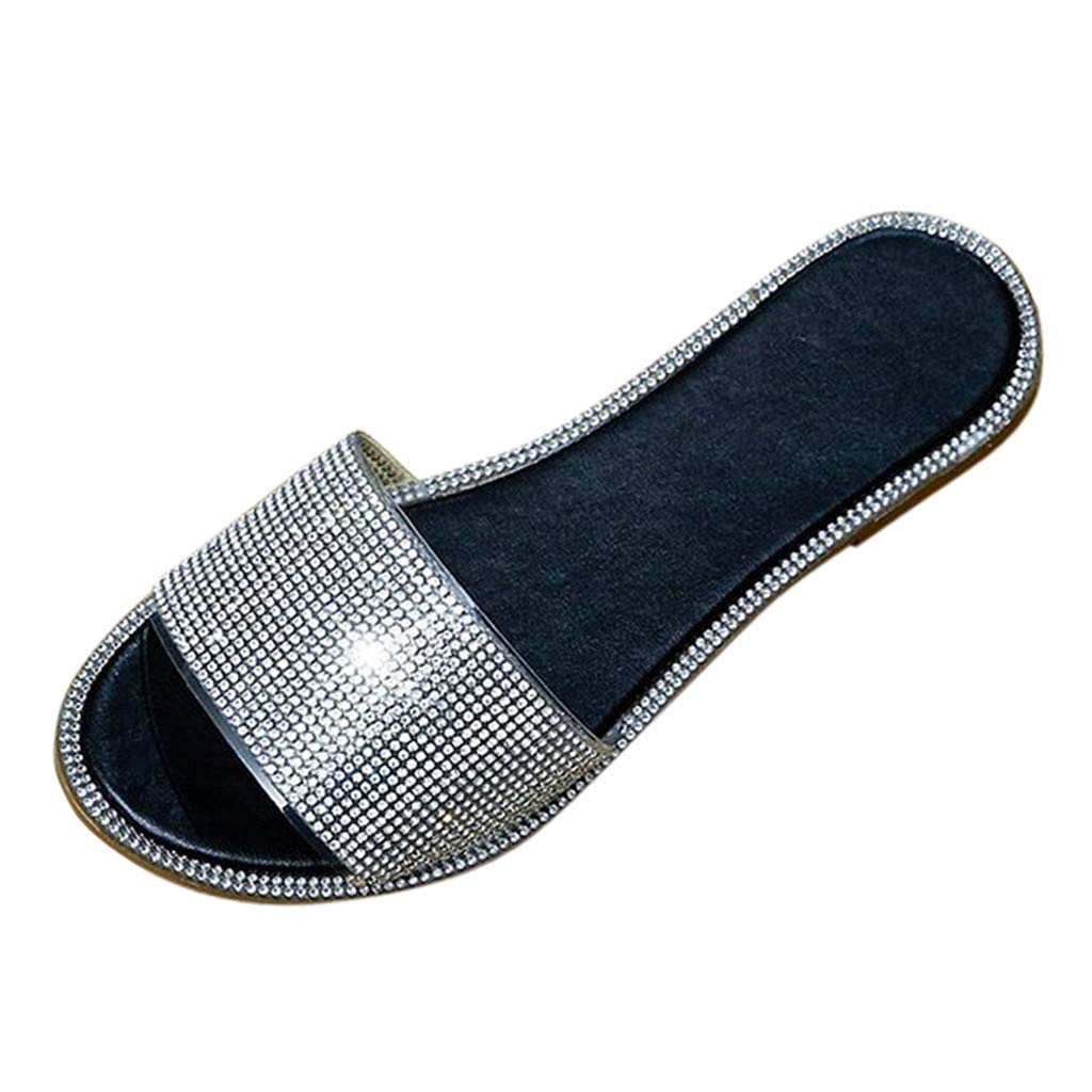 Women's Casual Roman Slippers - Indoor & Outdoor Comfortable Flat Sandals for Home, Beach, and Travel - Lightweight House Shoes Under $10