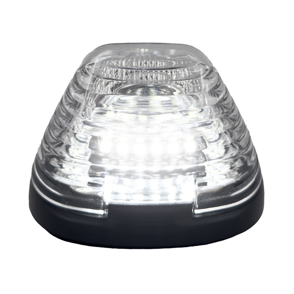 **Ford Super Duty 1999-2016 Single 1-Piece Clear Cab Roof Light with 2-Way Front & Rear Ultra-Bright White LEDs – Fits Models Without Factory Cab Lights (Clear Lens) – Perfect for Off-Roading, Night Driving & Enhanced Visibility**