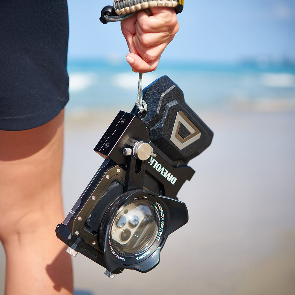 DiveVolk 0.6X Wide Angle Wet Lens for Underwater Photography - M67 Thread Mount for GoPro, DSLR & Mirrorless Cameras - Perfect for Scuba Diving, Snorkeling & Marine Exploration