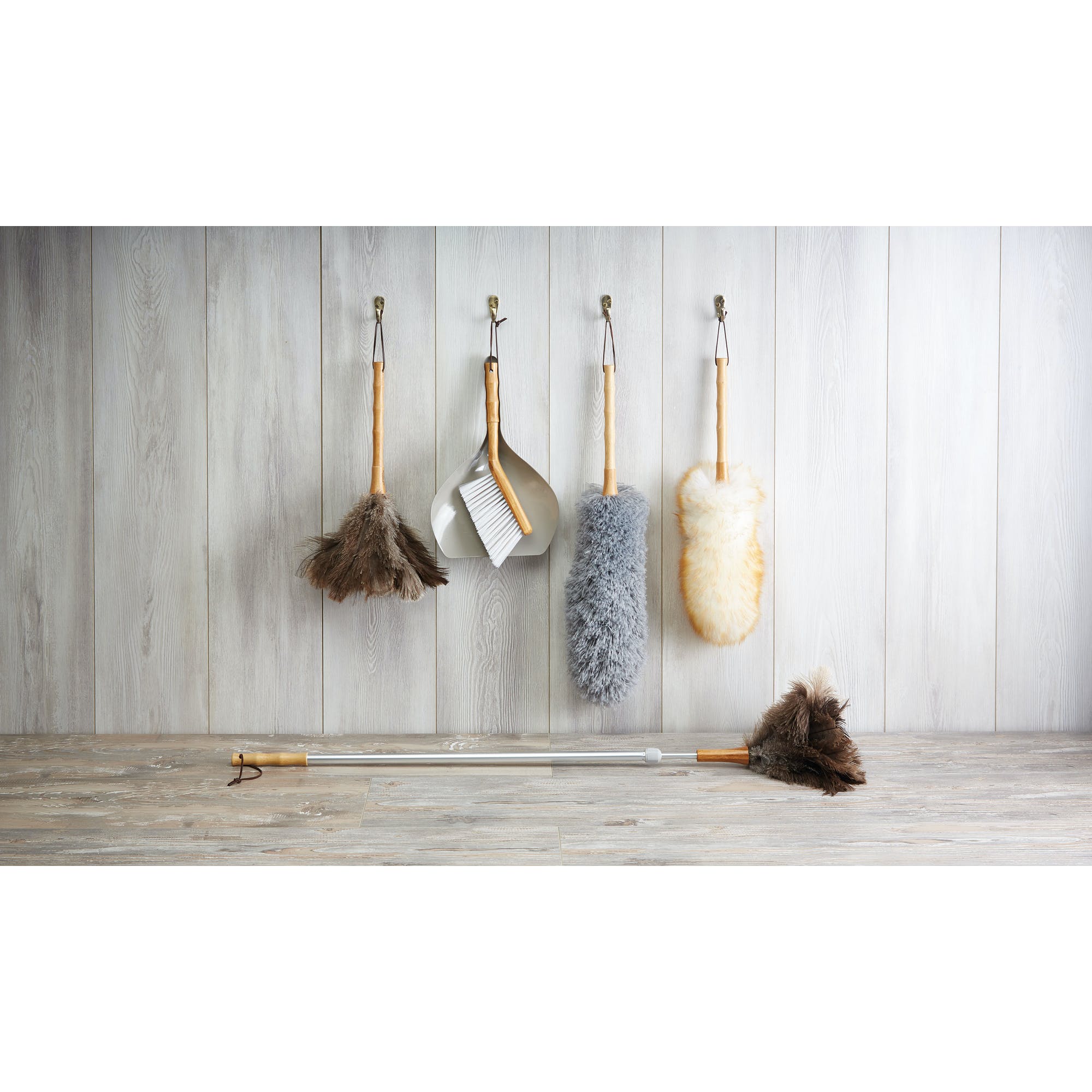 Premium Natural Ostrich Feather Duster for Dusting - Handmade Cleaning Tool for Home, Office & Car - Eco-Friendly & Reusable - Perfect for Delicate Surfaces & Hard-to-Reach Areas