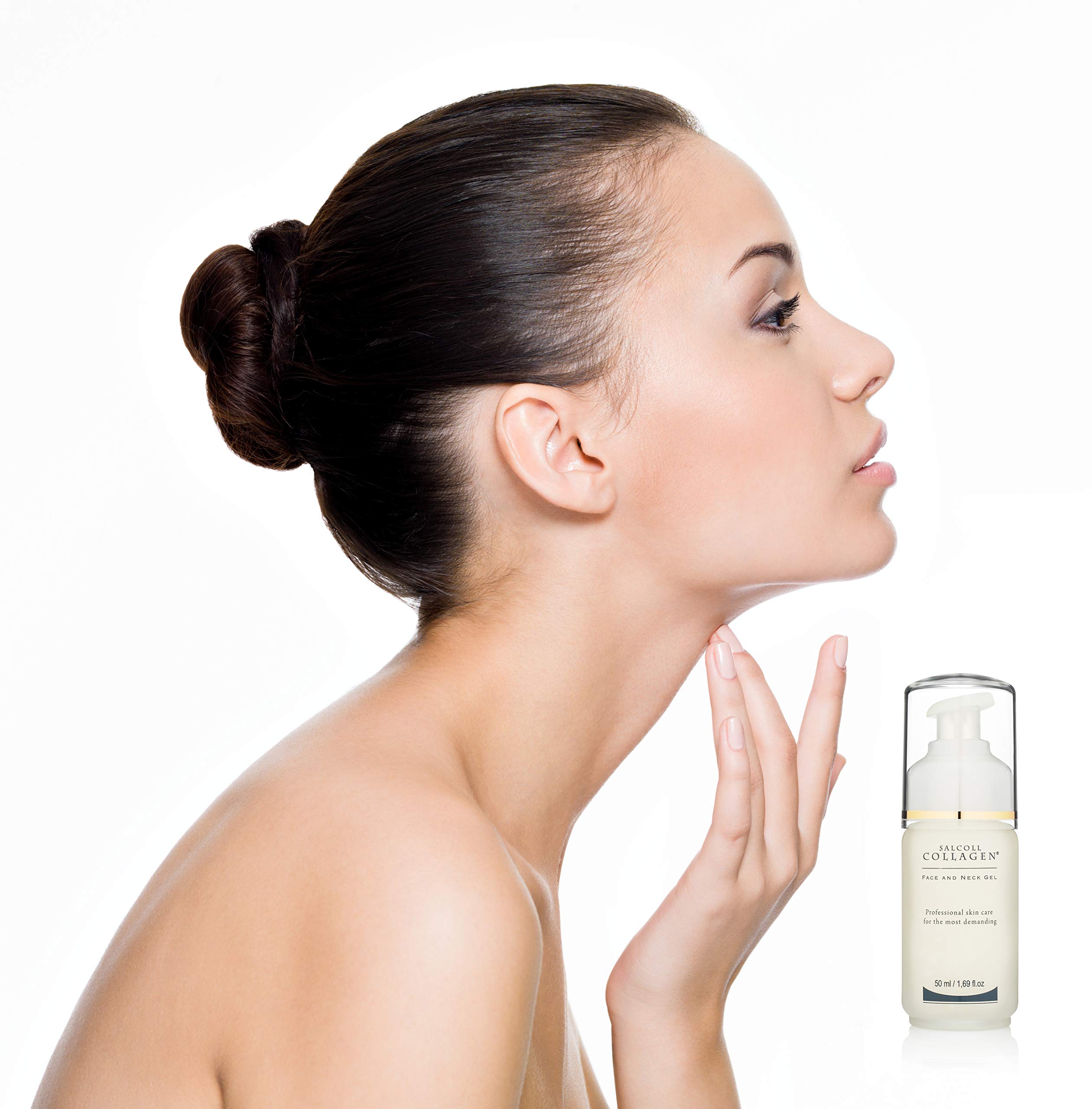 **SALCOLL Marine Collagen Anti-Aging Face & Neck Gel – Wrinkle & Fine Line Reducer, Acne Scar Repair, Deep Moisturizer for Damaged Skin – 50ml | Hydrating Skincare for Daily Use & Night Routine**