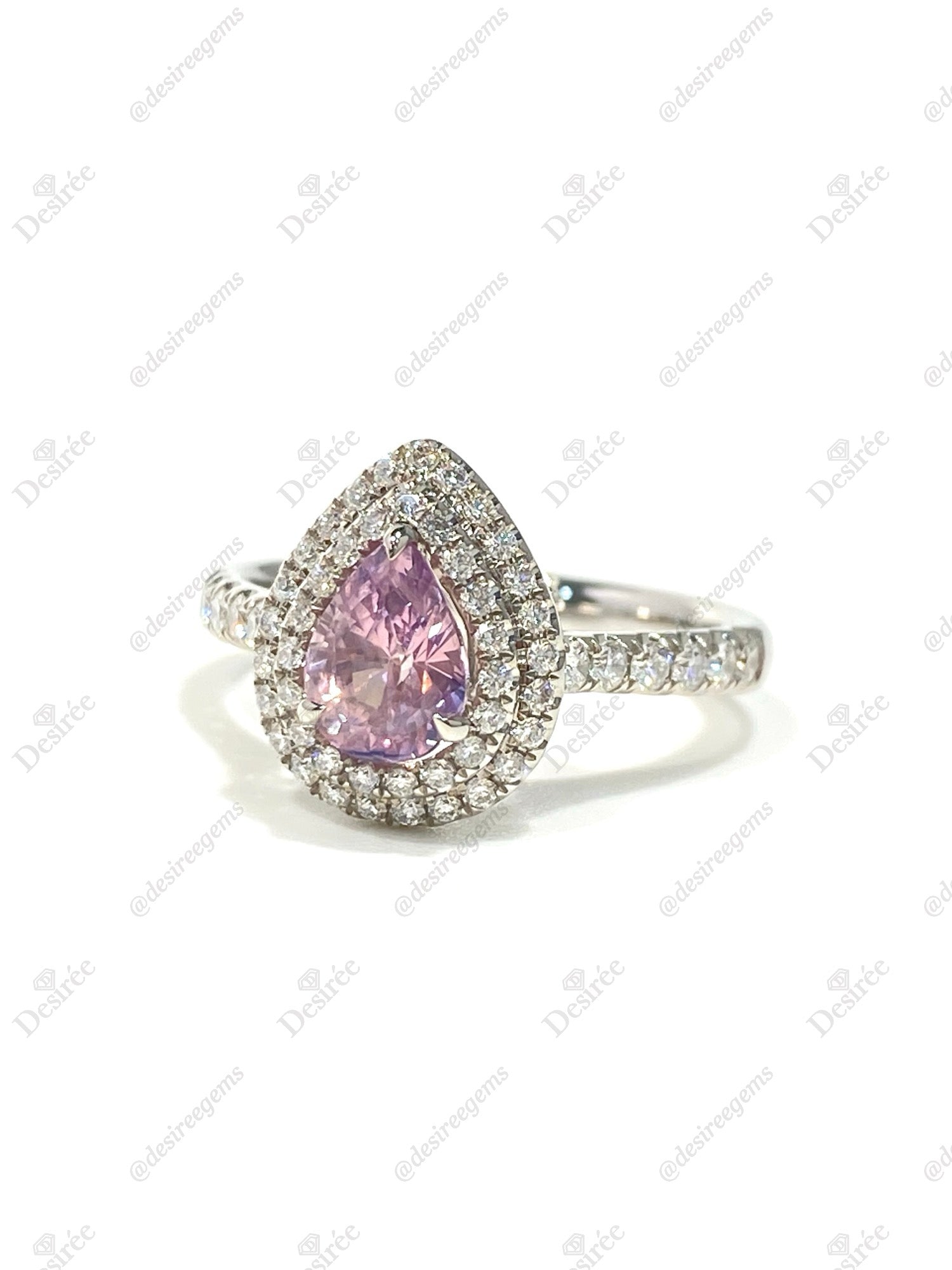 Natural Unheated Padparadscha Sapphire Ring - 1.22ct Genuine Pink-Orange Gemstone Jewelry for Engagement, Anniversary & Special Occasions