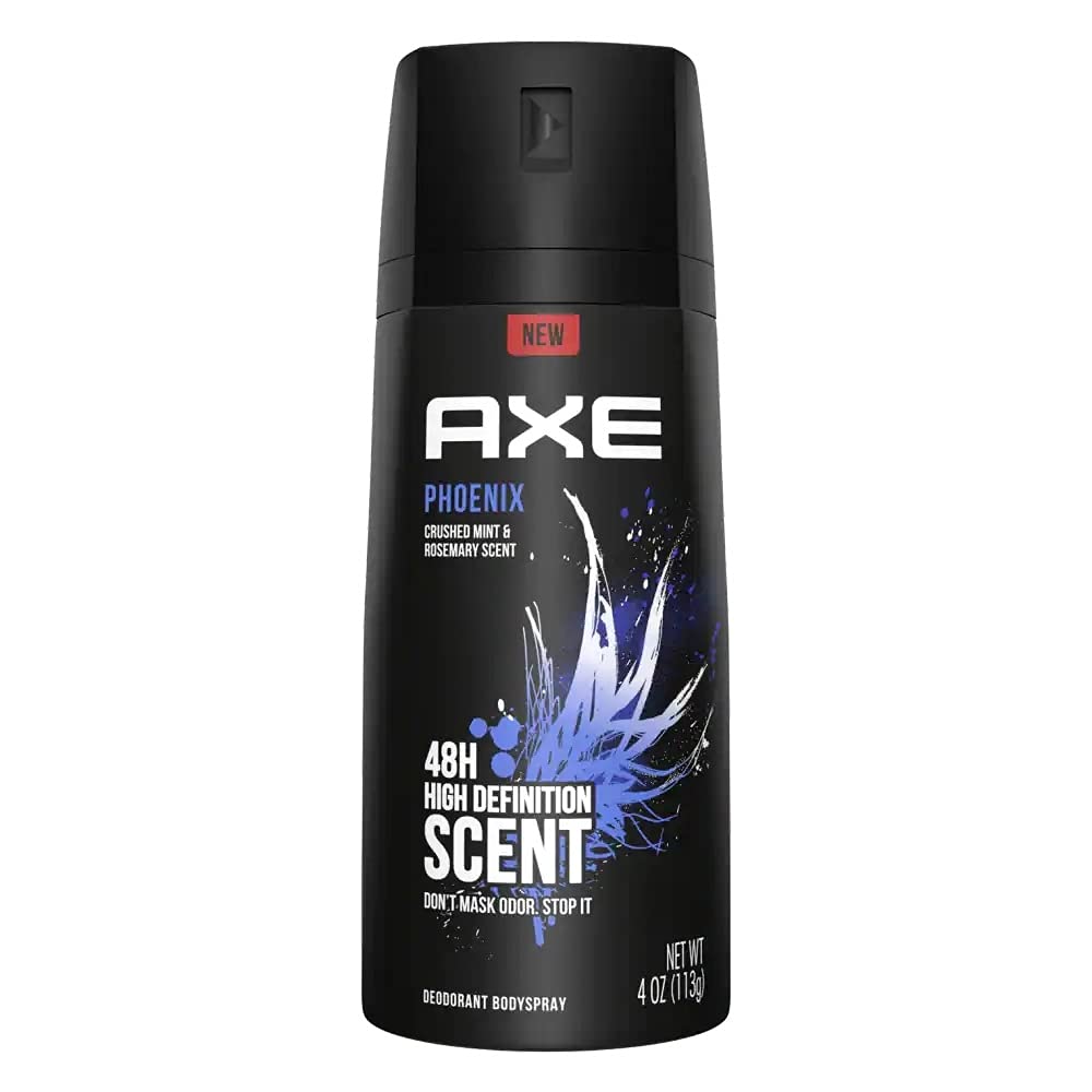 AXE Phoenix Men's Body Spray - 4 oz (Pack of 10) | Long-Lasting Fragrance for Daily Use, Gym & Outdoor Activities
