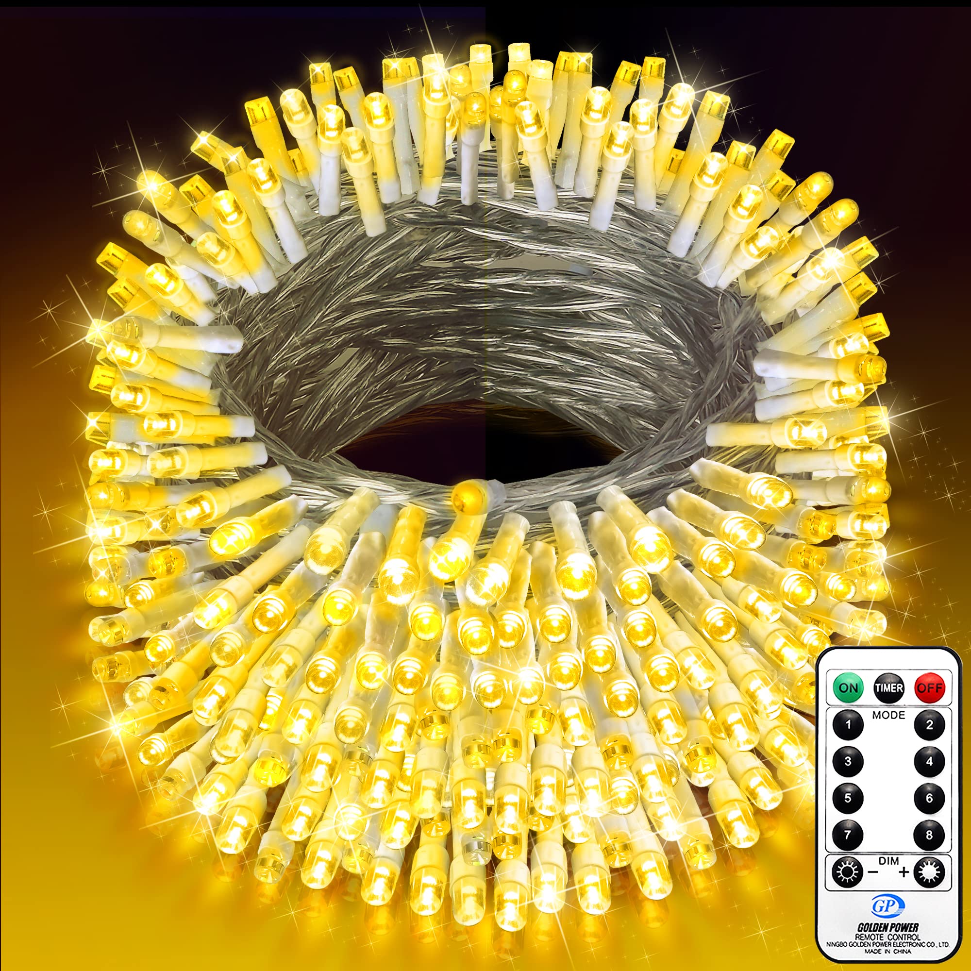 1000 LED Christmas Lights Outdoor Waterproof - 403 FT Super Long String Lights with 8 Modes & Timer - Fairy Lights for Xmas Tree, Wedding, Holiday Party, Thanksgiving Decoration - Perfect for Indoor and Outdoor Christmas Decor