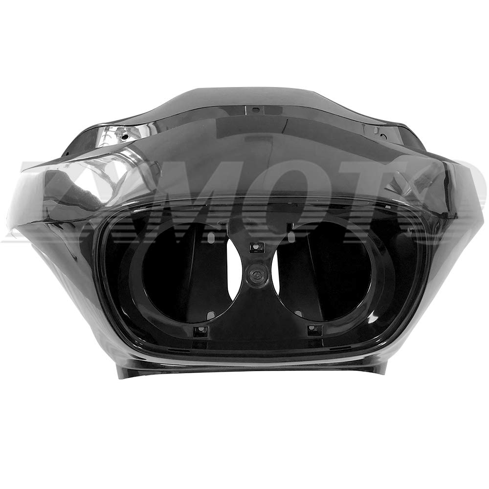 ZXMOTO ABS Batwing Fairing Kit for Harley Davidson Road Glide FLTR (1998-2013) - Unpainted Inner & Outer Headlight Fairing Replacement - Perfect for Custom Bike Builds & Road Touring Upgrades
