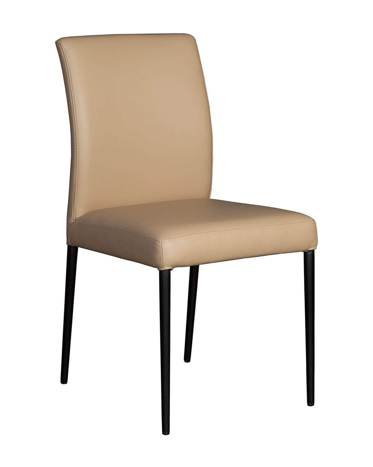 Colibri Margot Genuine Leather Chair Set of 2 - Premium Brown Leather Living Room Chairs for Home Office, Lounge & Dining Room Decor