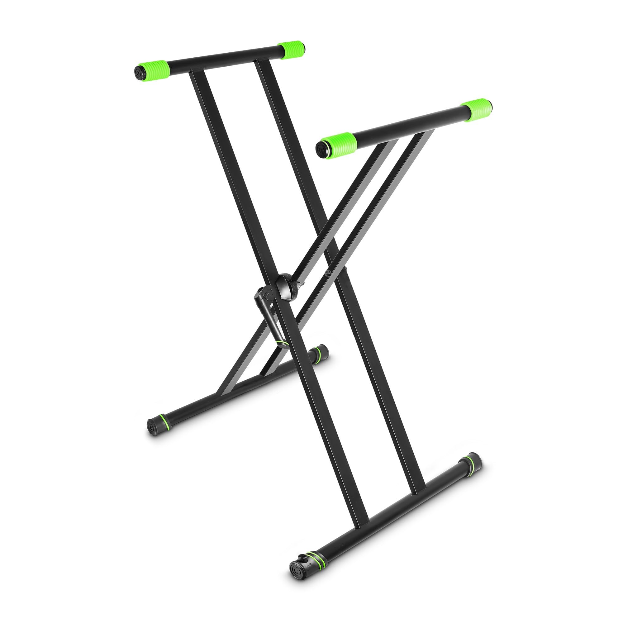 KSX 2 Keyboard Stand X-Form-Double (GKSX2) - Adjustable Heavy-Duty Double Keyboard Stand for Musicians | Perfect for Stage Performances, Studio Recording & Home Practice