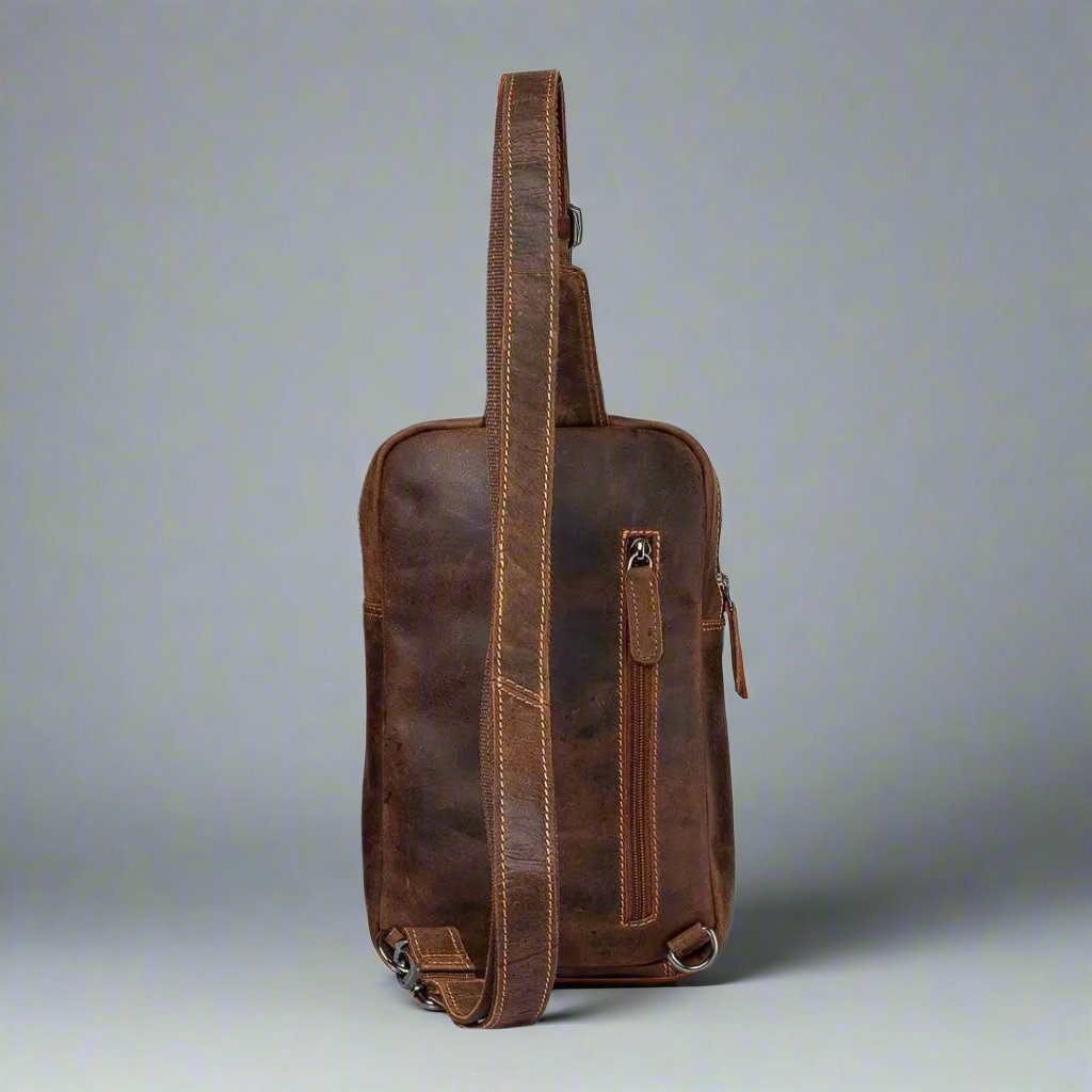 Premium Genuine Leather Hamilton Crossbody Bag & Backpack for Women - Stylish & Durable Handbag for Travel, Work & Everyday Use